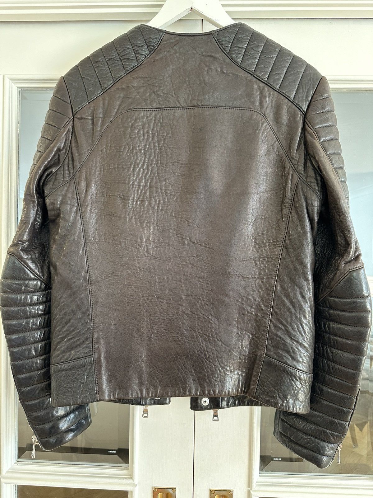 Balmain SS12 Iconic Balmain Rousteing Black Leather Bike *Last Drop* Size US M / EU 48-50 / 2 - 14 Thumbnail