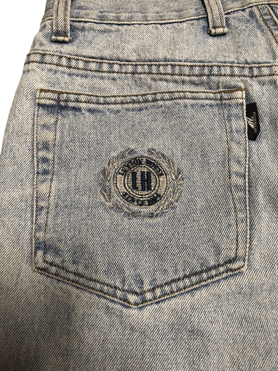 Japanese Brand Leyton House Denim Pants With Patch Nice Design Size US 29 - 15 Thumbnail