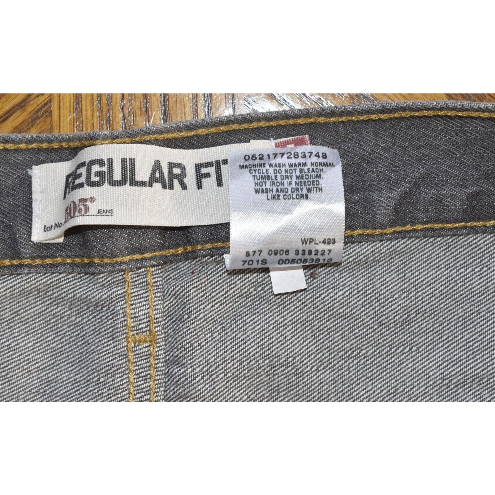 Levi's NWT LEVI STRAUSS 505 Straight Fit Straight Leg Jeans W36 L34 Size US 36 / EU 52 - 6 Thumbnail