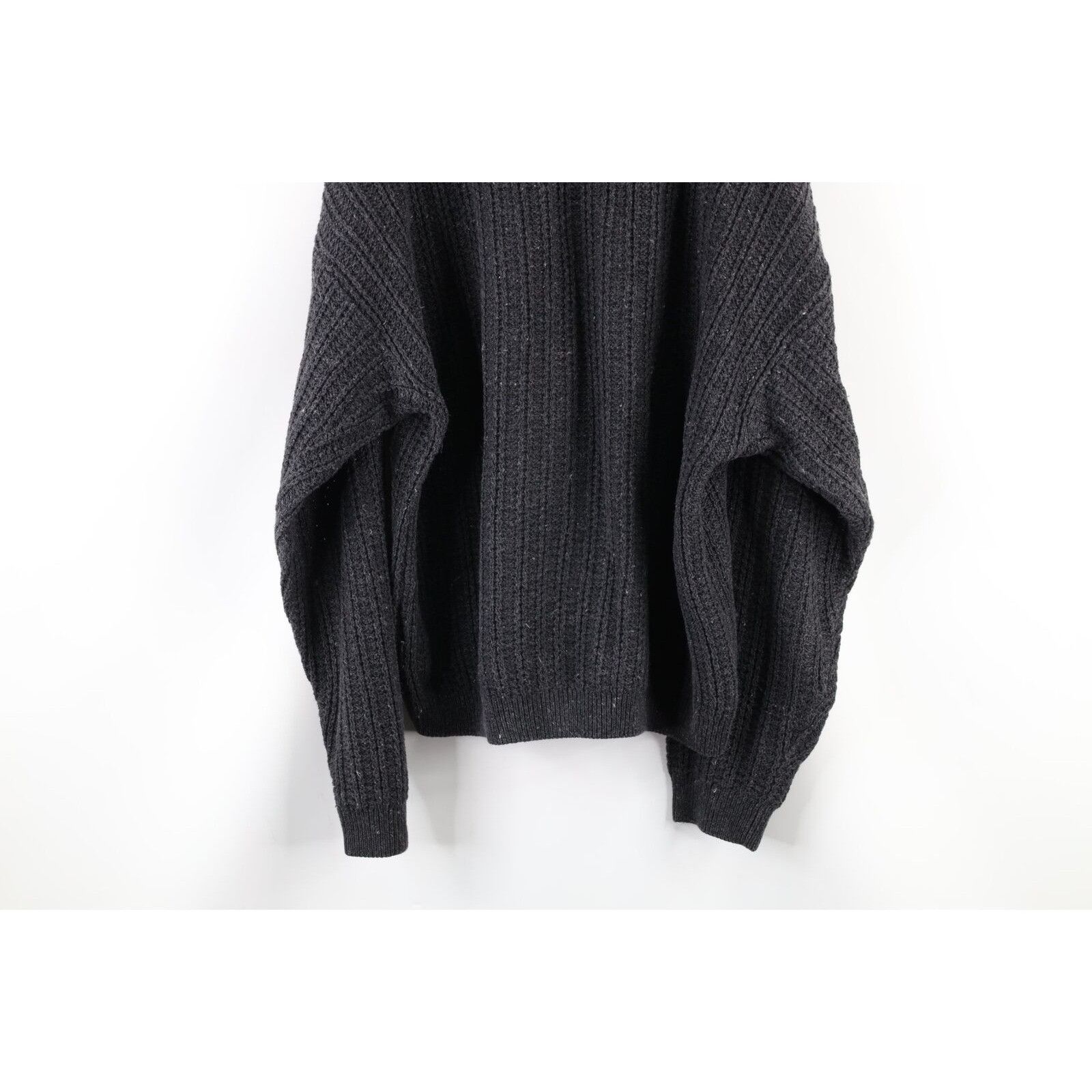 Vintage Vintage 90s Streetwear Blank Ribbed Knit Boxy Fit Sweater Size US L / EU 52-54 / 3 - 8 Thumbnail