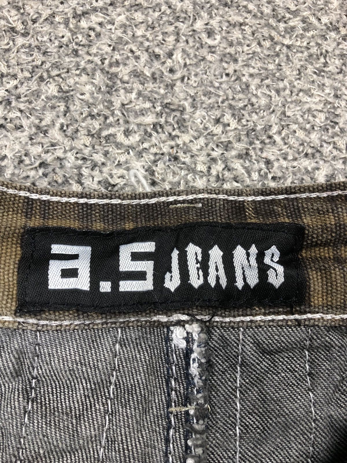 Japanese Brand Japanese Brands ASTON Faded Double Waist Cargo Jeans Size US 32 / EU 48 - 22 Thumbnail