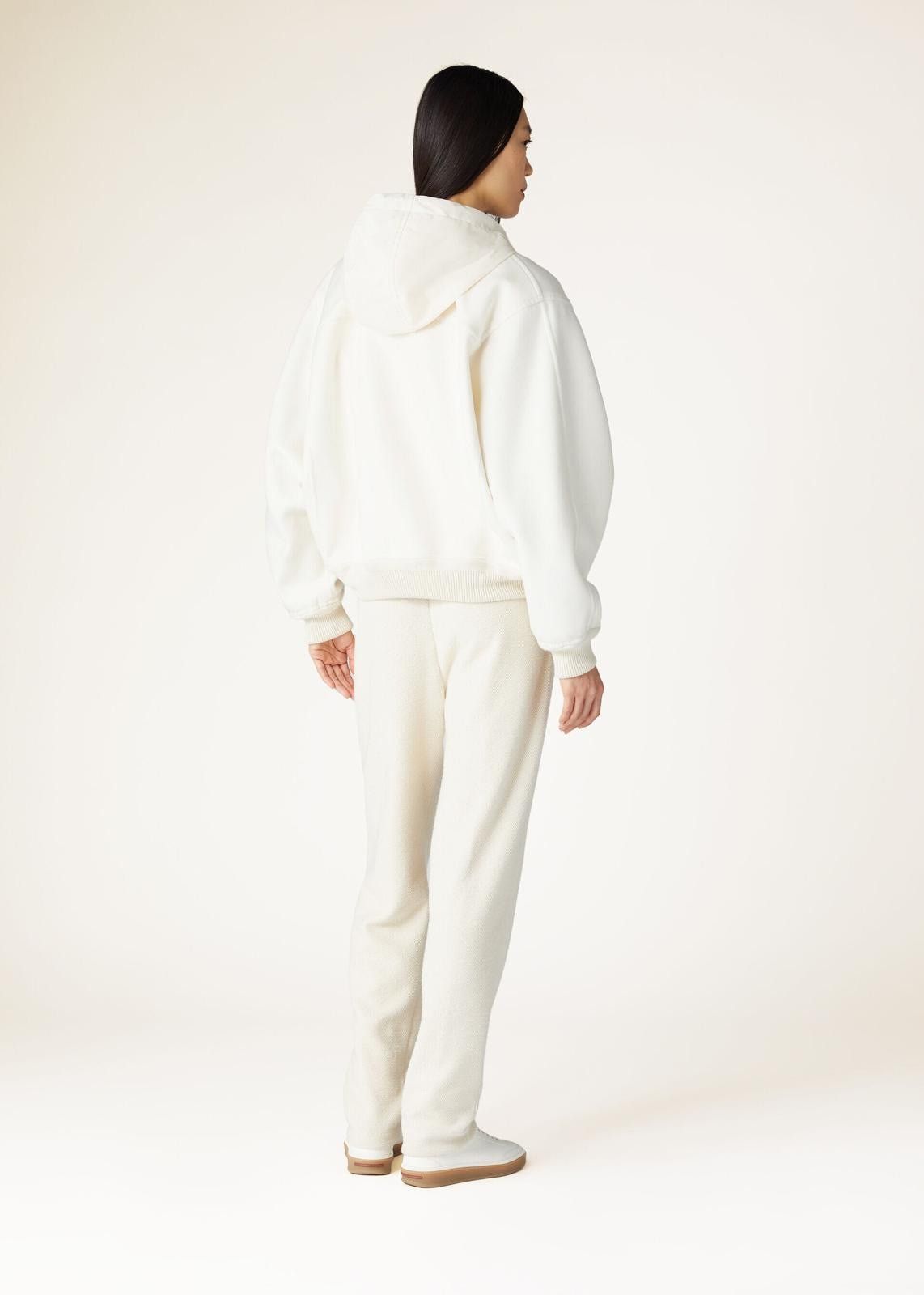 Loro Piana o1srvl11e0425 FAN9102 Amaury Bomber Jacket in Off White Size M / US 6-8 / IT 42-44 - 3 Thumbnail