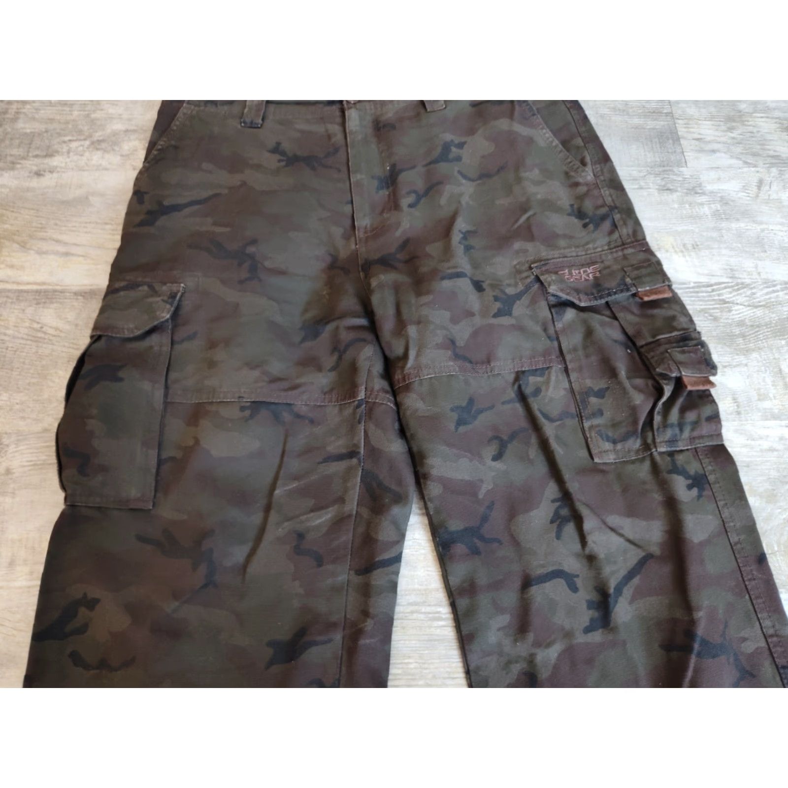 Vintage Guide Gear Cargo Pants Mens 34x28 Green Camo Tactical Hunting Outdoor Cotton Size US 34 / EU 50 - 3 Thumbnail