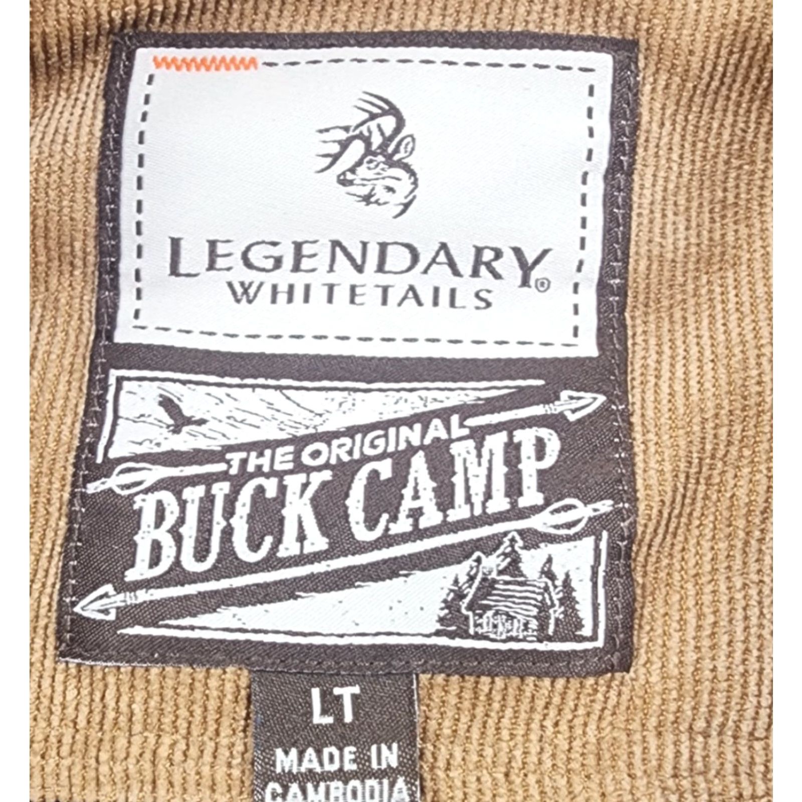 Vintage Legendary Whitetails Buck Camp Flannel Shirt Mens LT Plaid Button Up Hunting Size US L / EU 52-54 / 3 - 6 Thumbnail