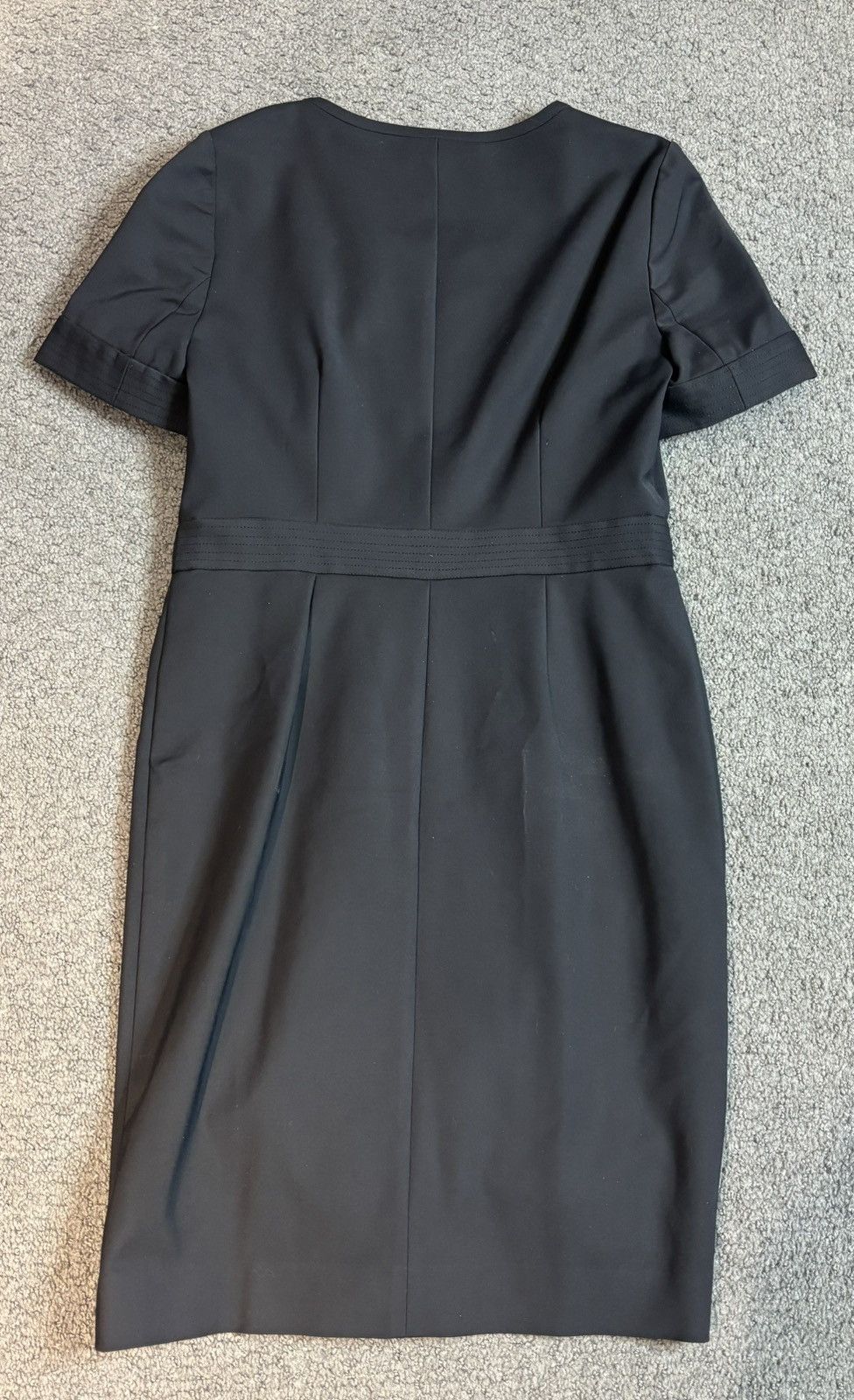 Other Carlisle Sheath Zipper Dress Size 8 Short Sleeve Black Size L / US 10 / IT 46 - 2 Thumbnail