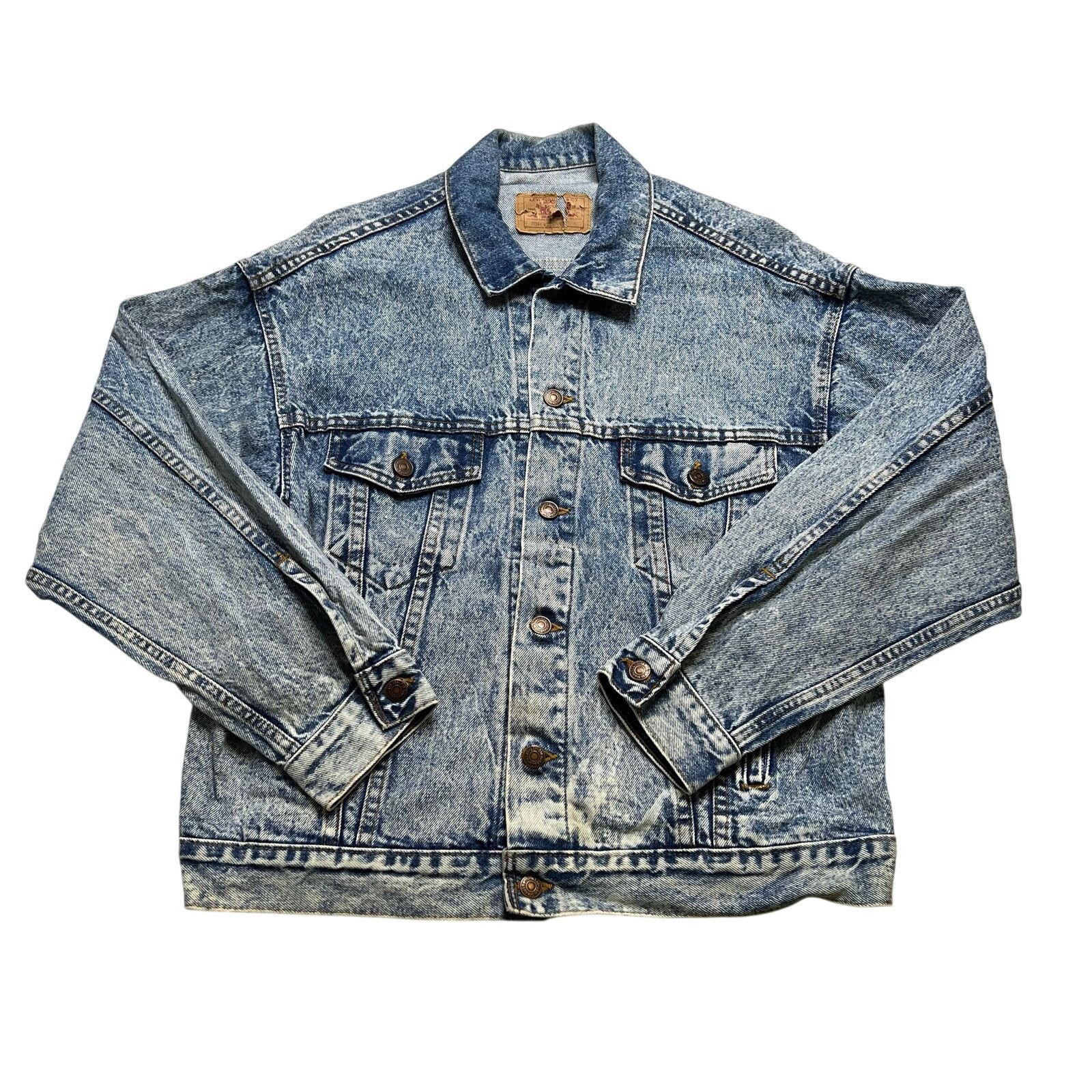 Levi's Vintage Levi’s 70507 Acid Wash Denim Trucker Jacket USA L Size US L / EU 52-54 / 3 - 1 Thumbnail