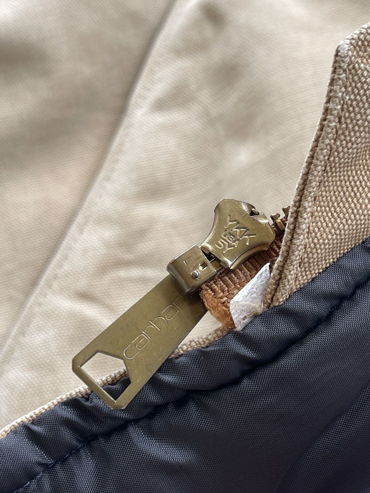 Carhartt Vintage Carhartt Duck Canvas Quilted Vest Faded Size US L / EU 52-54 / 3 - 9 Thumbnail
