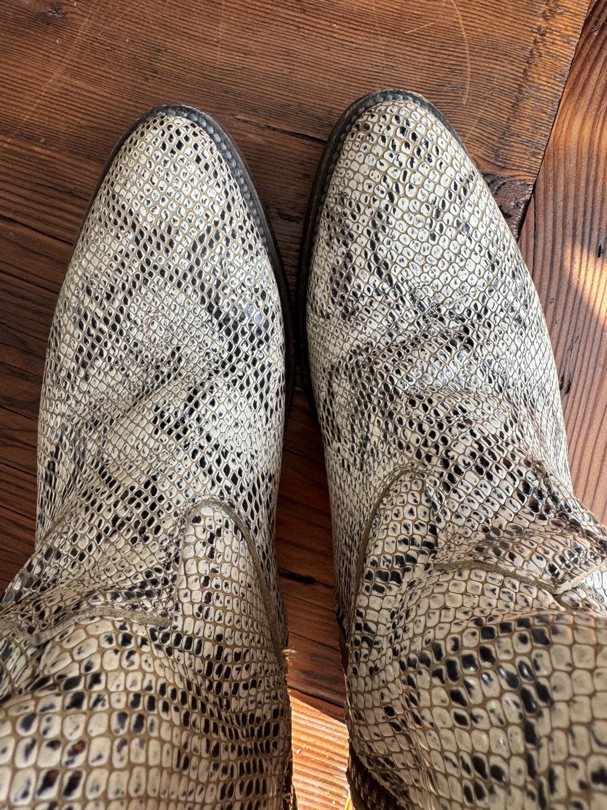 Santa Rosa SOP Heartbreakers in white snake Size US 7.5 / EU 40-41 - 12 Thumbnail