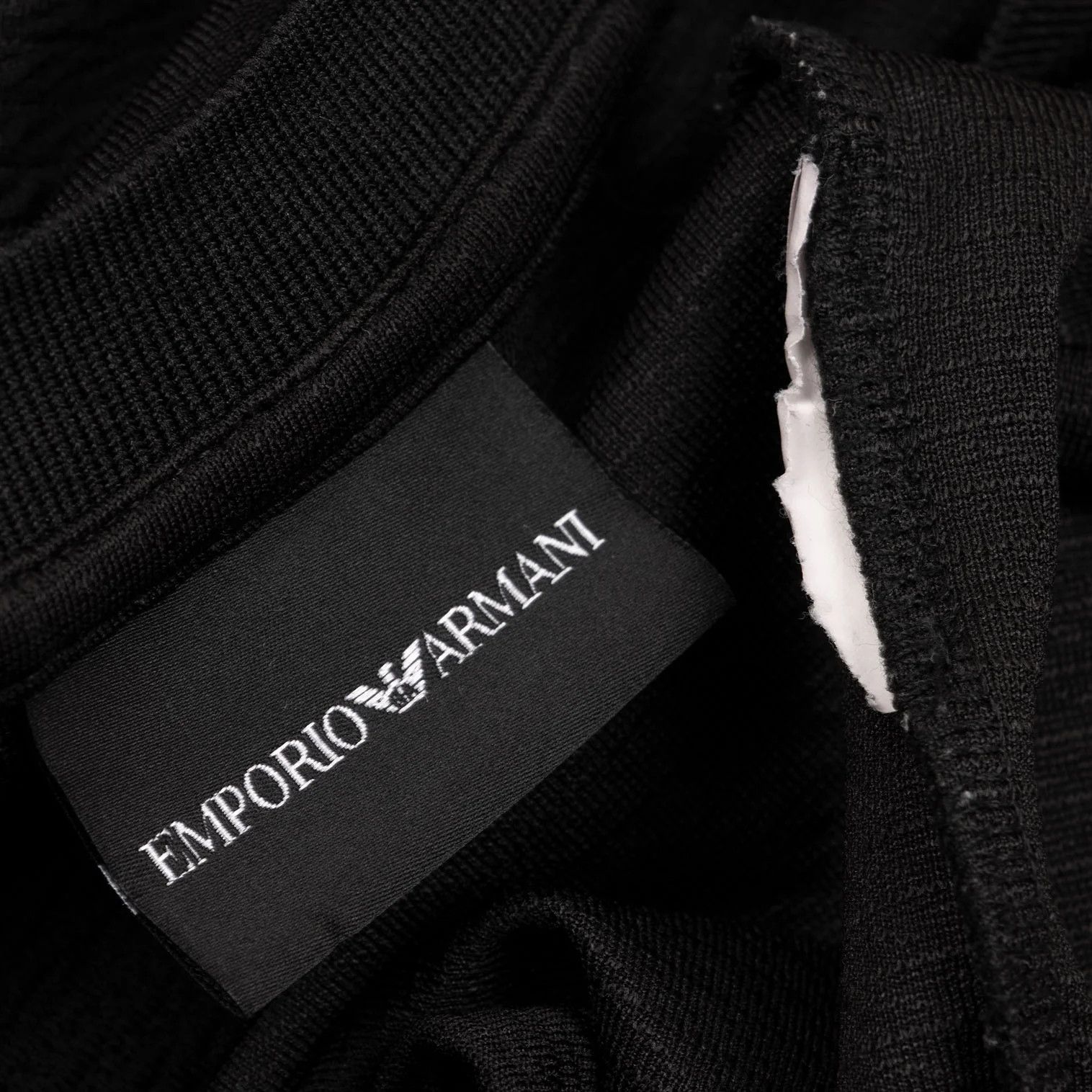 Emporio Armani Design Woven T-shirt in Black Size L Size US L / EU 52-54 / 3 - 9 Thumbnail