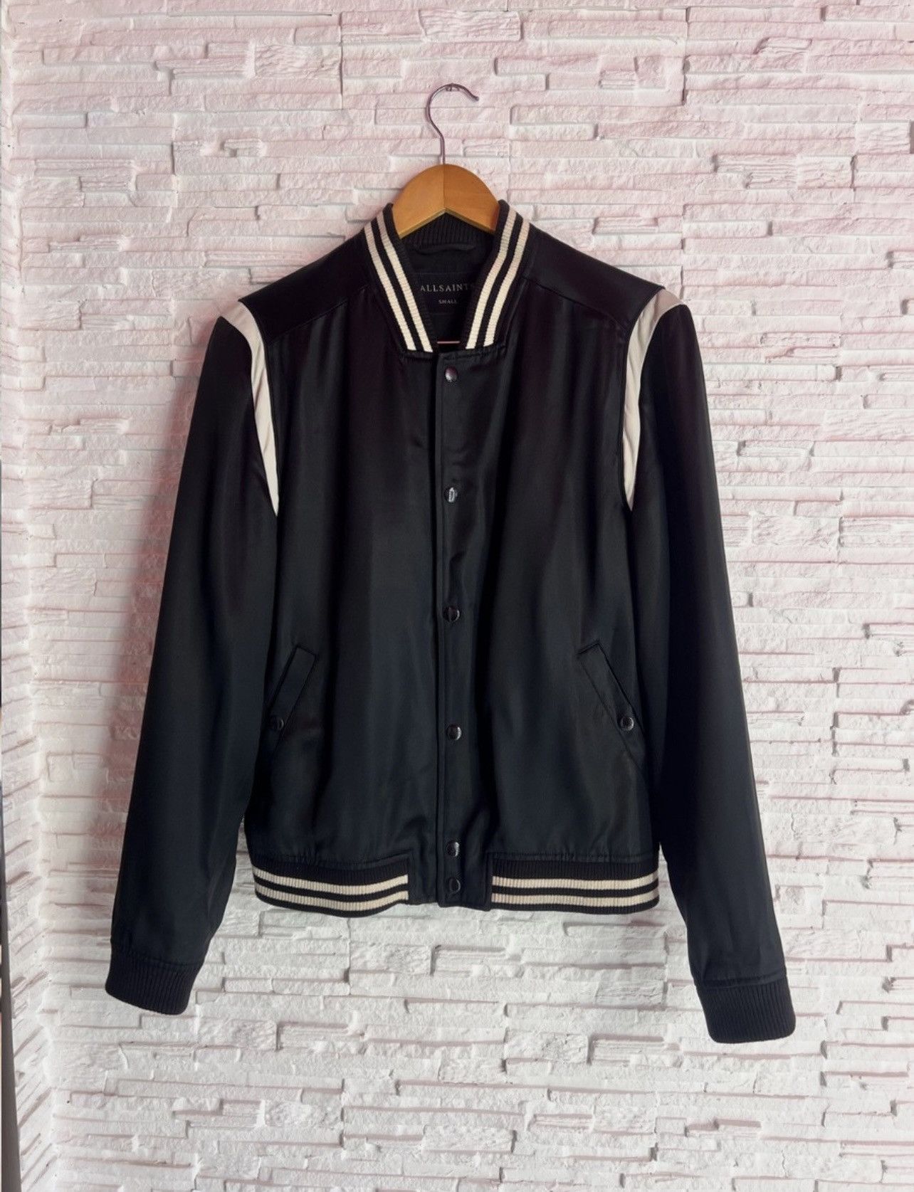 Allsaints AllSaints Matsu Varsity Bomber Jacket – Size S Size US S / EU 44-46 / 1 - 4 Thumbnail