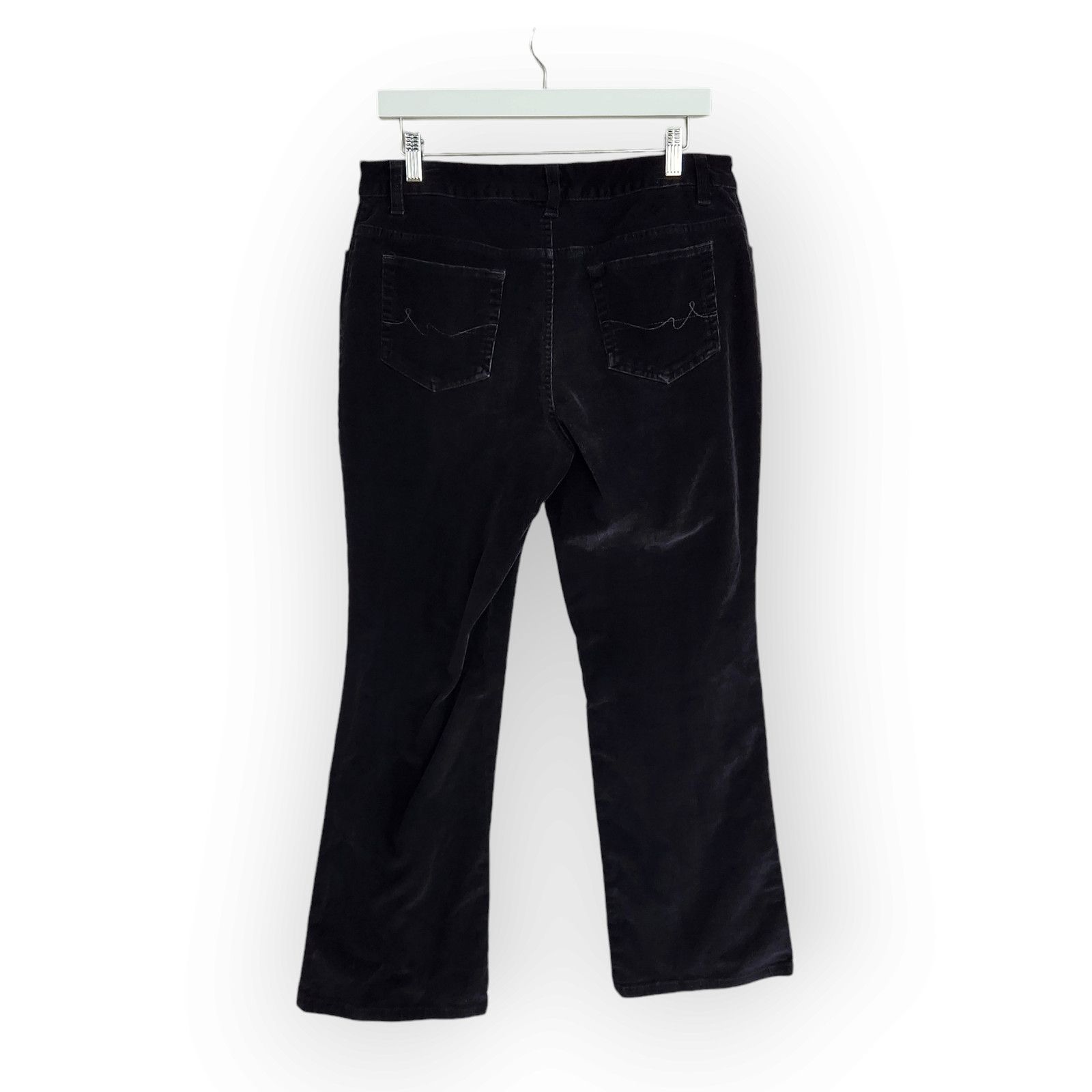 St. Johns Bay Vintage St. John's Bay Black Corduroy Mid Rise Pants Size 34" / US 12 / IT 48 - 4 Thumbnail