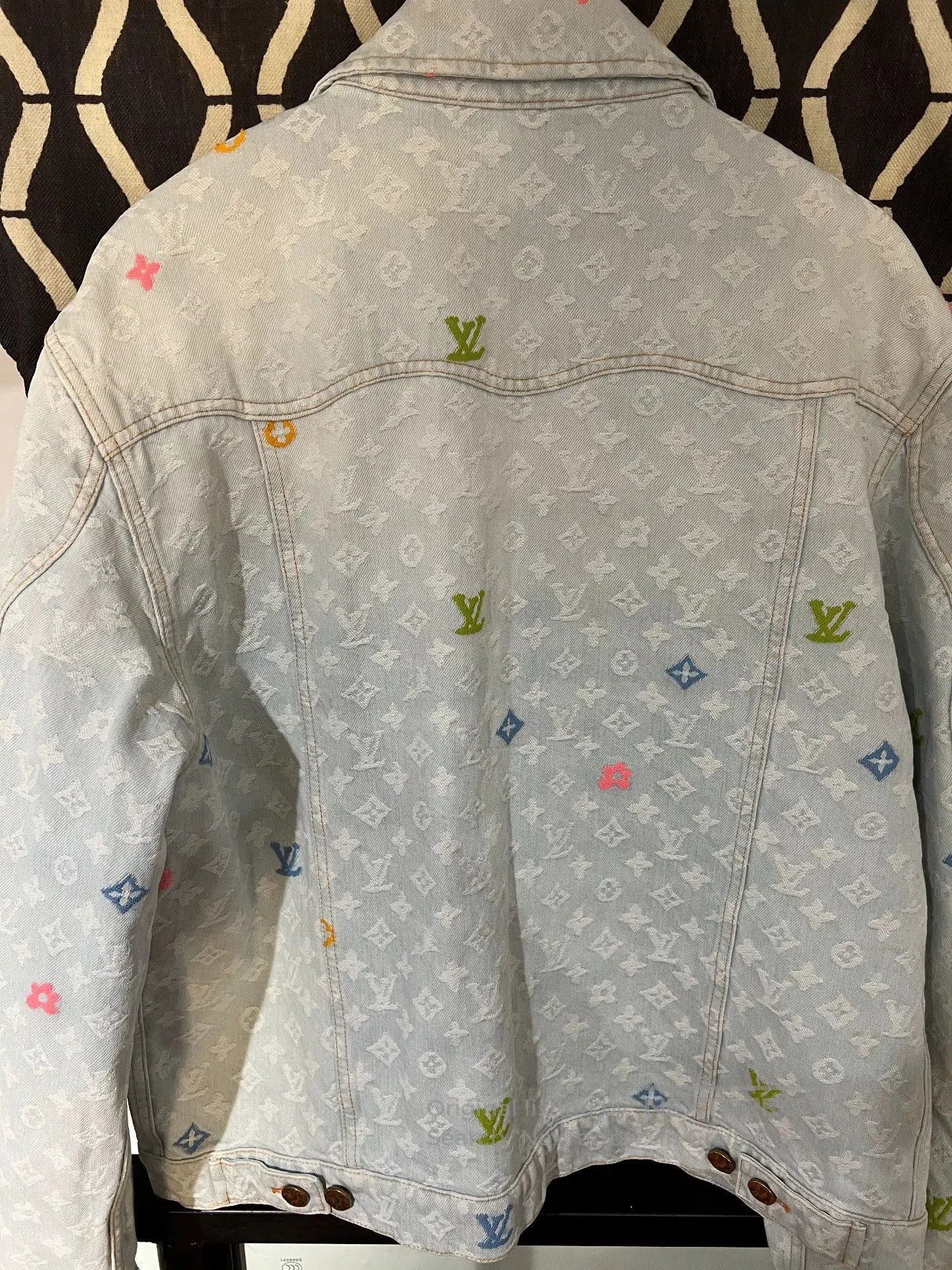Louis Vuitton louis vuitton x tyler logo embroidered denim jacket. Size US XXL / EU 58 / 5 - 7 Thumbnail