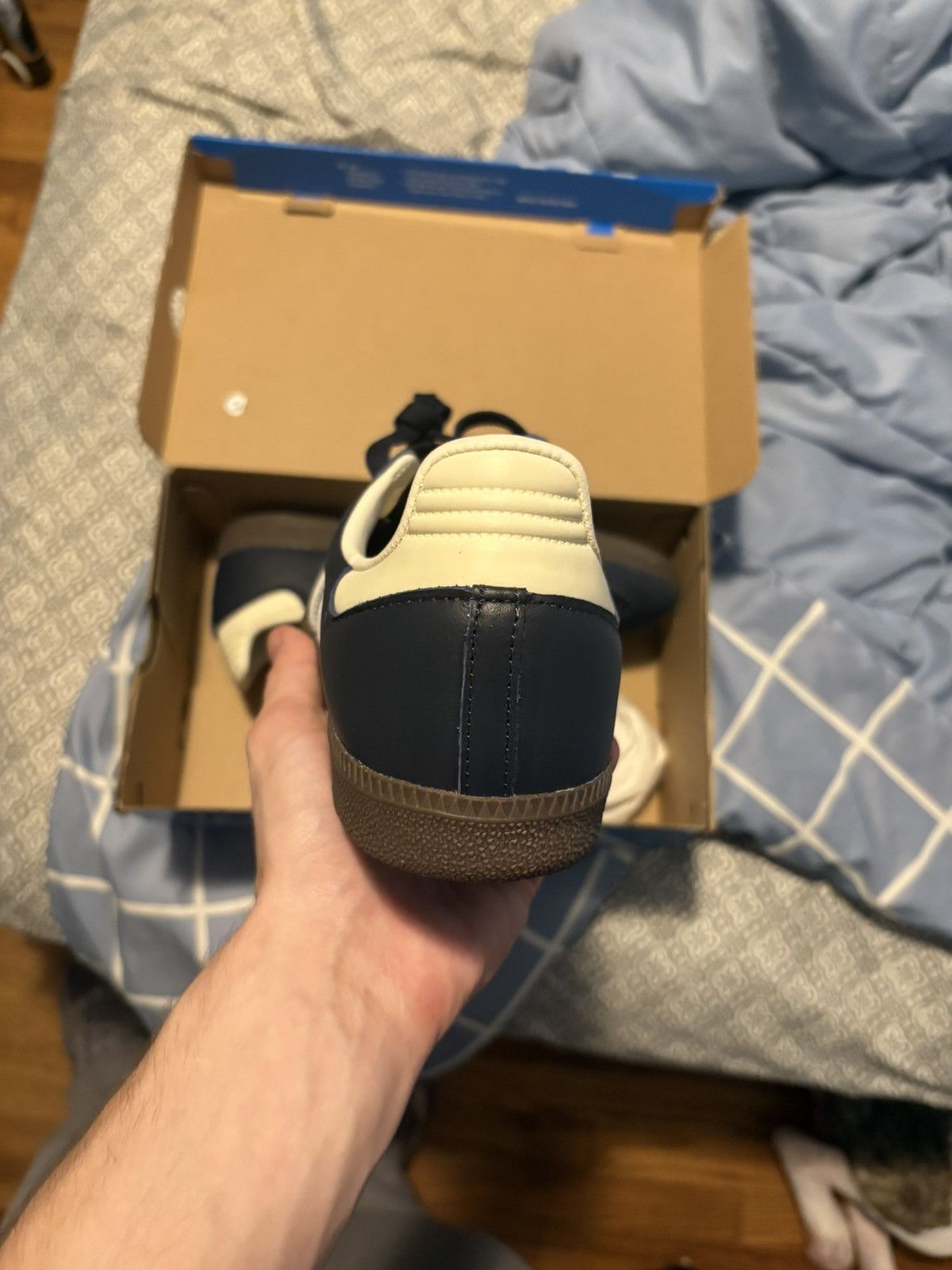 Adidas Sambas (Navy) Size US 9.5 / EU 42-43 - 2 Thumbnail