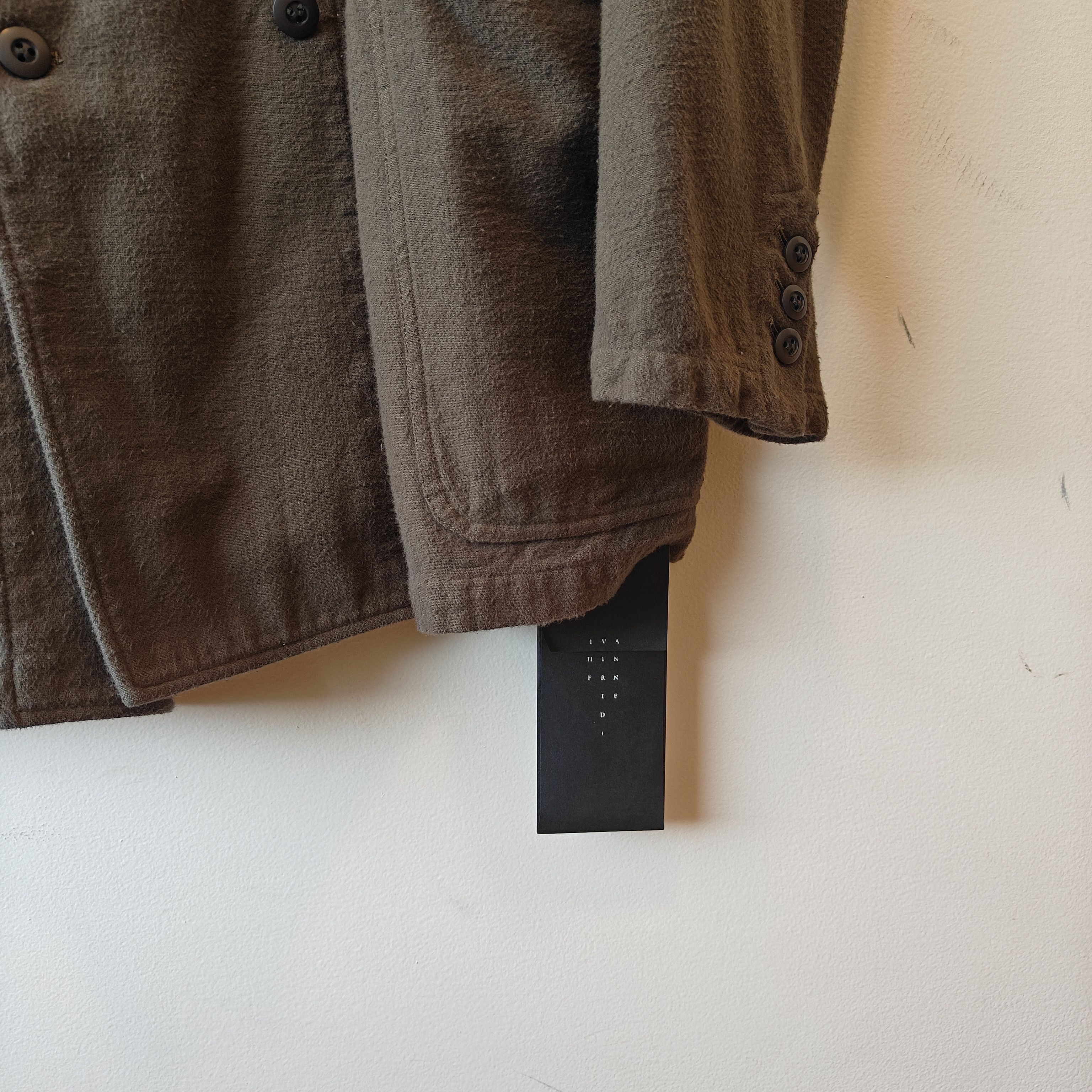 The Viridi-anne NWT BRUSHED TWILL Double Breasted JACKET Size 2/M $1135 Size US M / EU 48-50 / 2 - 6 Thumbnail