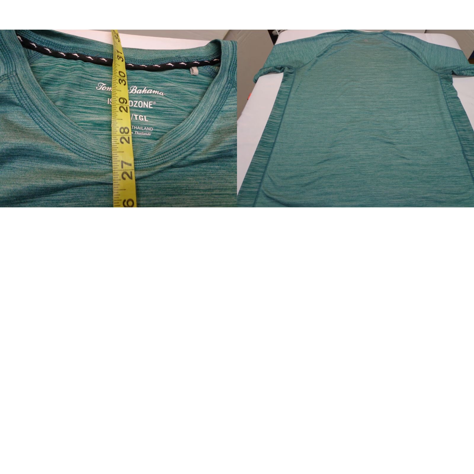 Tommy Bahama Tommy Bahama Island Zone Green T Shirt XLT Tall Men SS Crew Neck Polyester Spandex Beach Vintage: No (adjusted for best practice) Size US XL / EU 56 / 4 - 8 Thumbnail