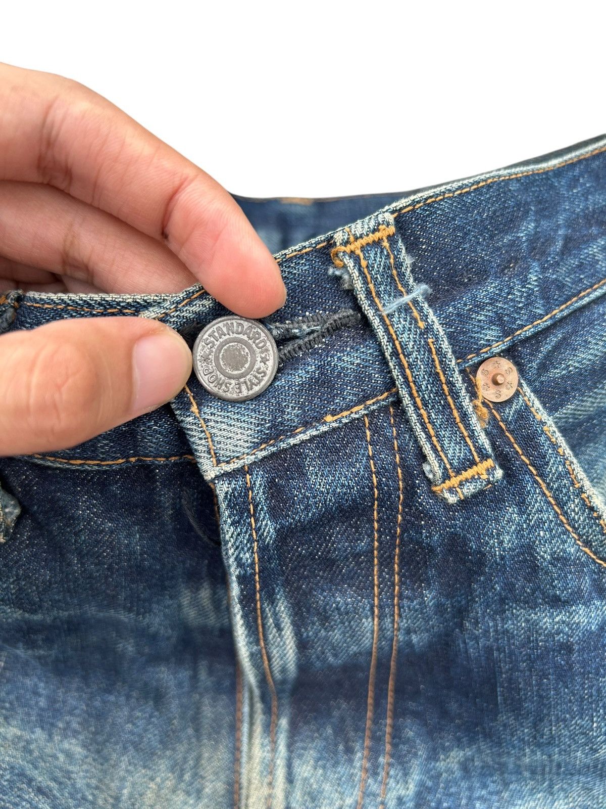 Kapital Vintage Standard Shop Selvedge Distressed Denim Jeans Size US 29 - 6 Thumbnail