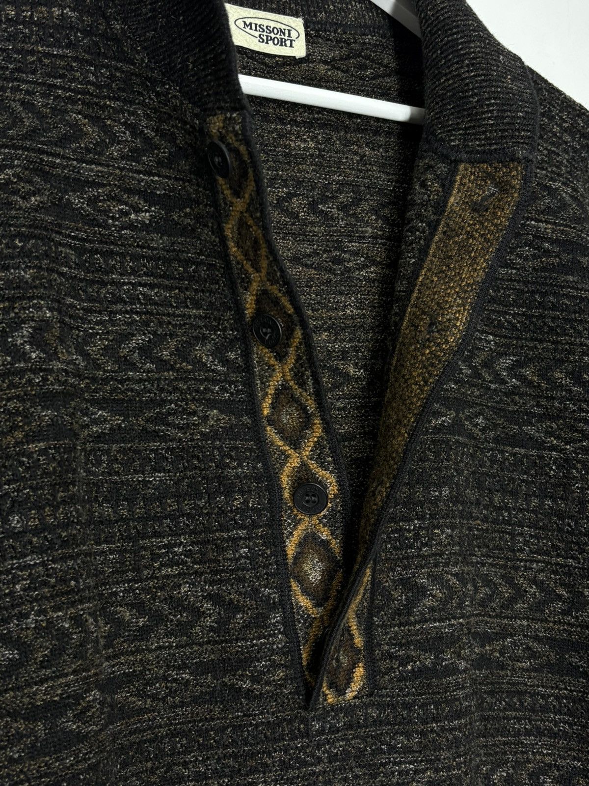 Missoni Missoni Sport Vintage Wool Knitted Sweater Multicoloured Size US L / EU 52-54 / 3 - 11 Thumbnail