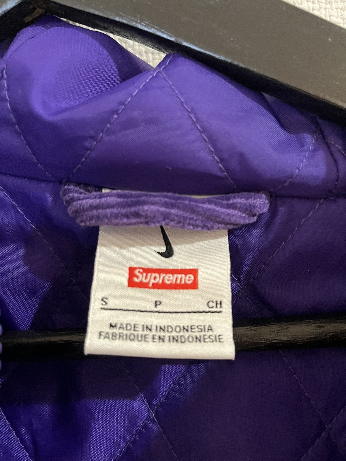 Supreme supreme nike arc corduroy hooded jacket purple 22ss Size US S / EU 44-46 / 1 - 3 Thumbnail