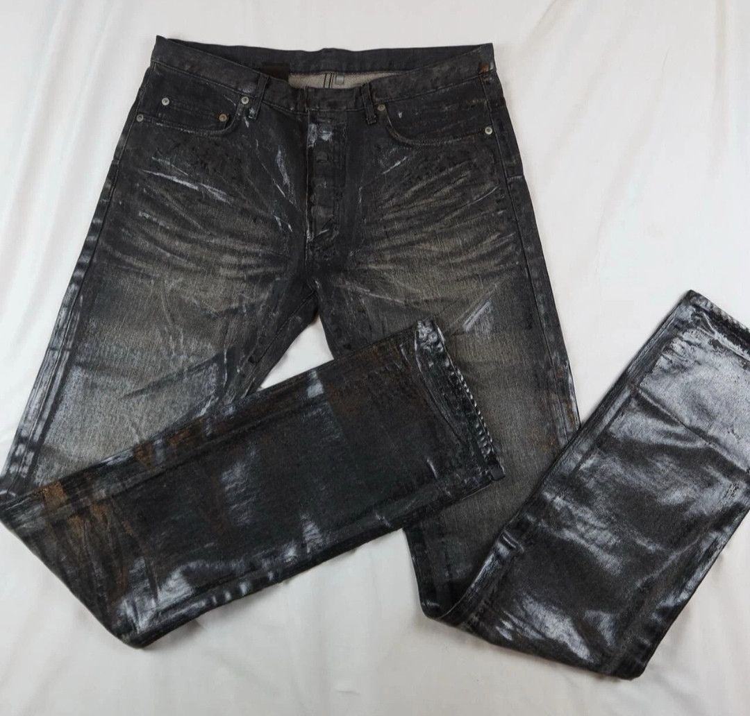 Dior Dior Luster Waxed Denim AW03 Size US 29 - 1 Thumbnail