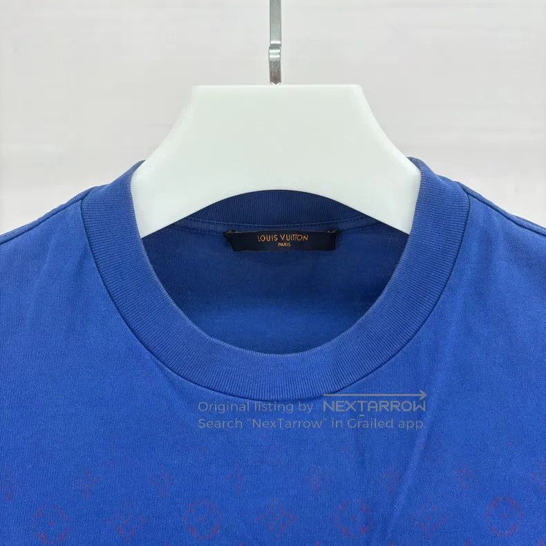 Louis Vuitton Louis Vuitton Red and blue gradient full print short sleev Size US XS / EU 42 / 0 - 3 Thumbnail