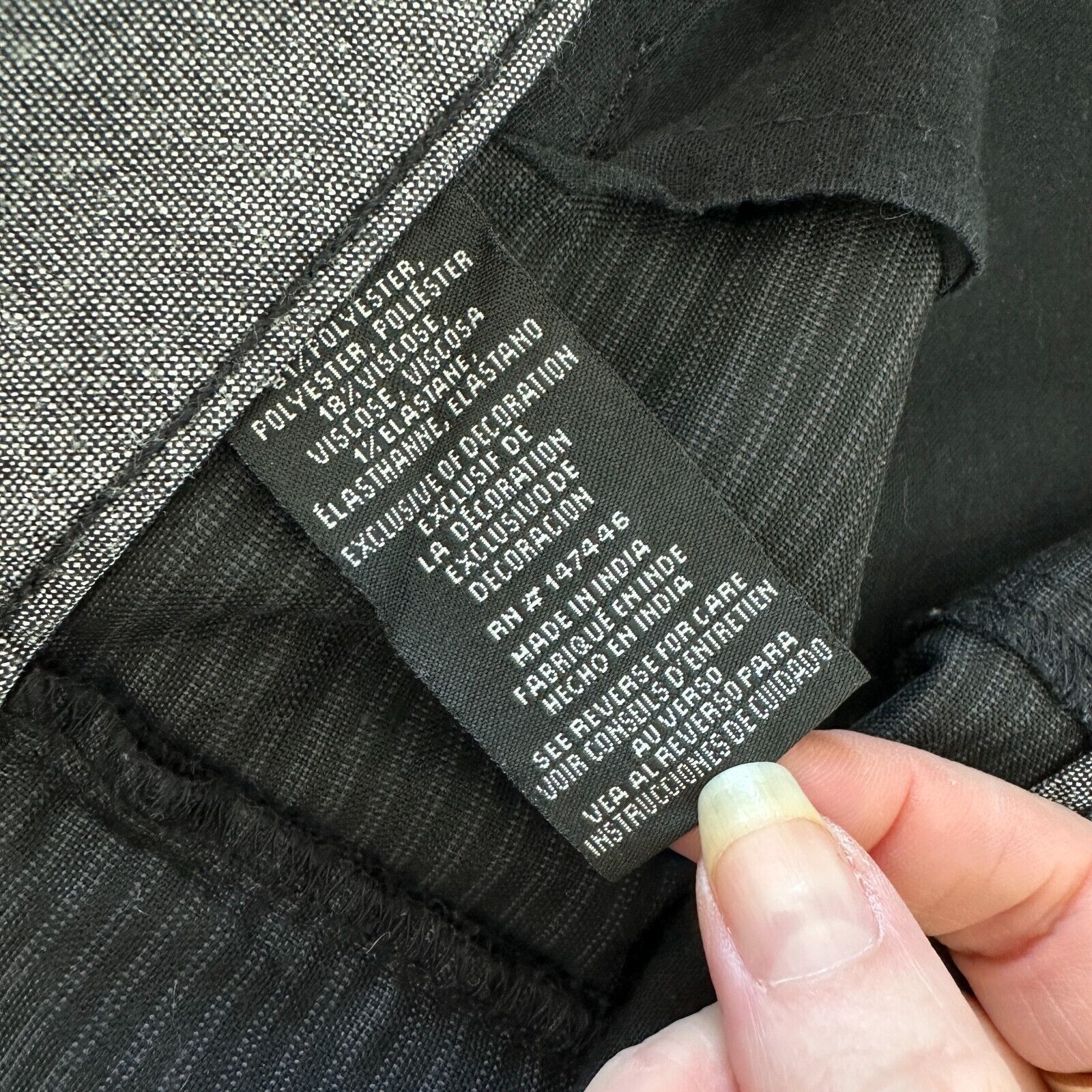 Hang Ten Hang 10 Black-Gray Daybreak 21" Everyday Short Stretch 34 Size US 37 - 10 Thumbnail