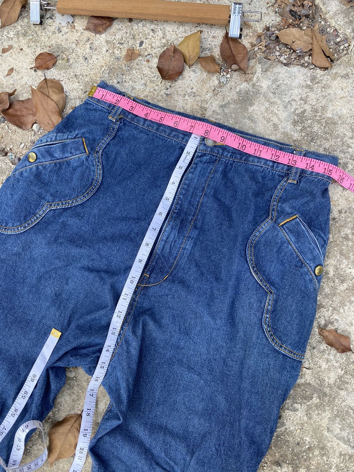 mercibeaucoup 🔥 Very Rare 🔥 Vintage Mercibeaucoup Denim Pant Issey Miyake Size US 31 - 14 Thumbnail
