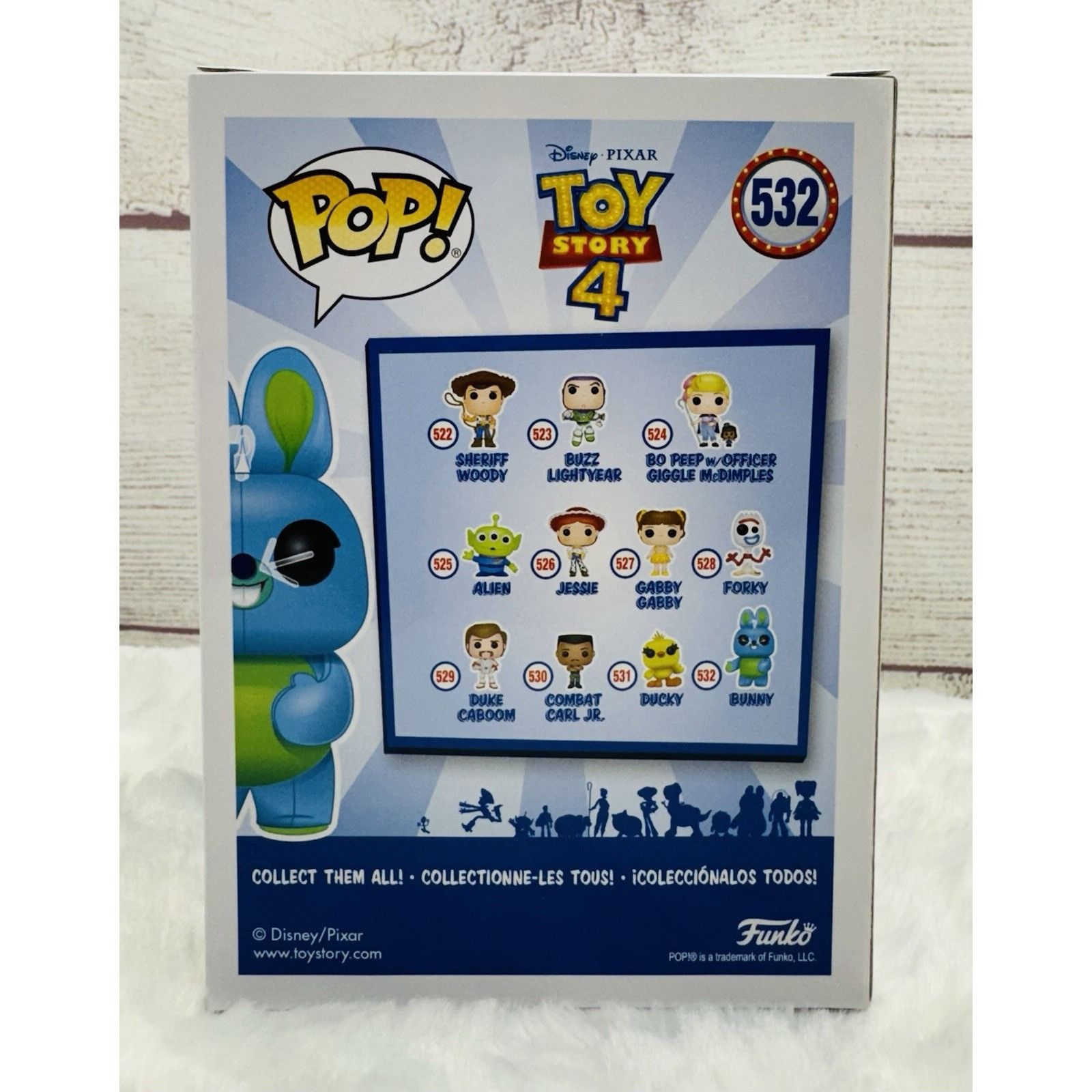 Disney Funko Pop! Toy Story 4 Ducky & Bunny Vinyl Figure NEW 532 Size ONE SIZE - 3 Thumbnail