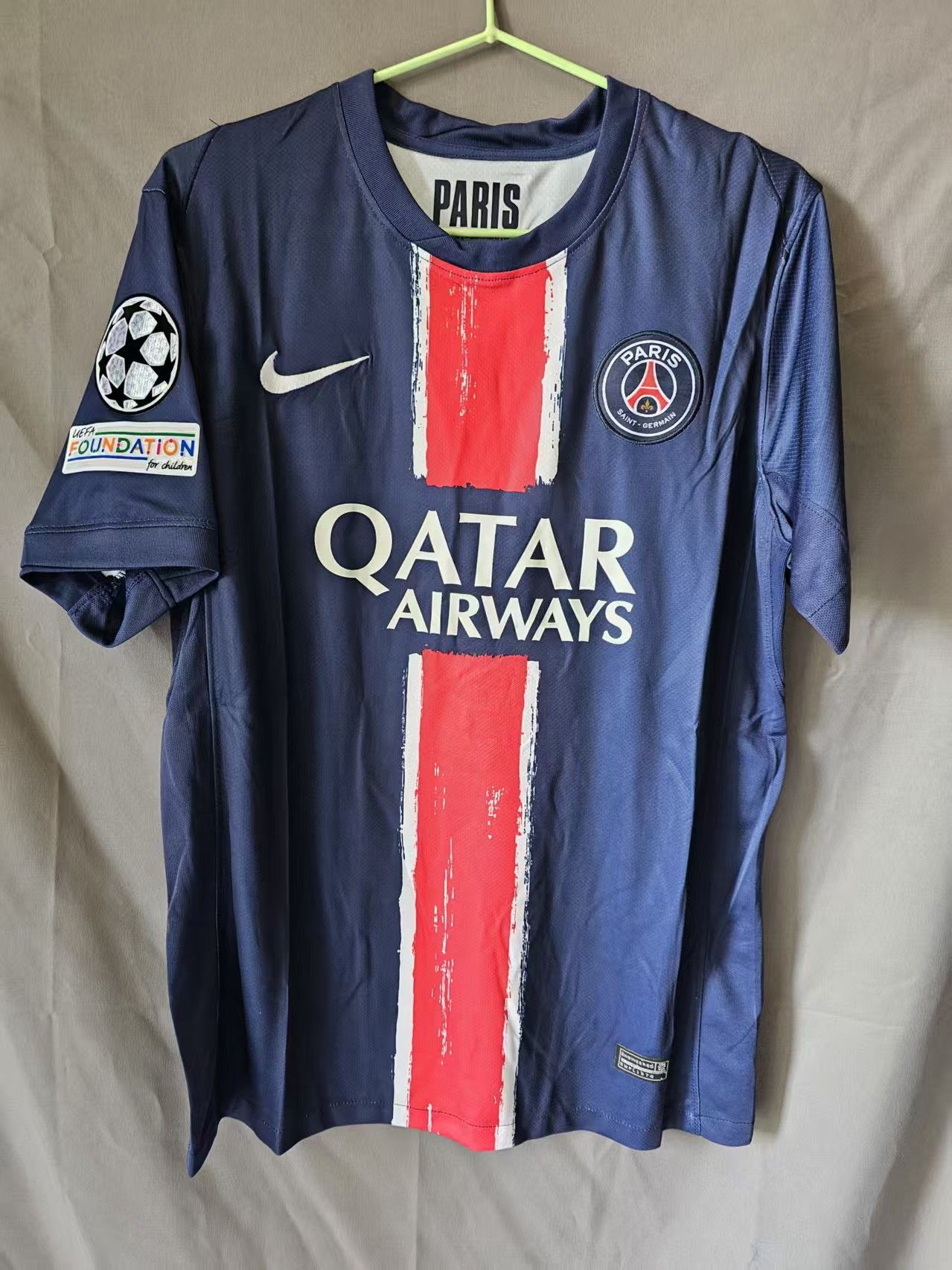 Other PSG 7 Khvicha Kvaratskhelia Jersey Home 2025 UEFA XXL Size US XXL / EU 58 / 5 - 1 Thumbnail