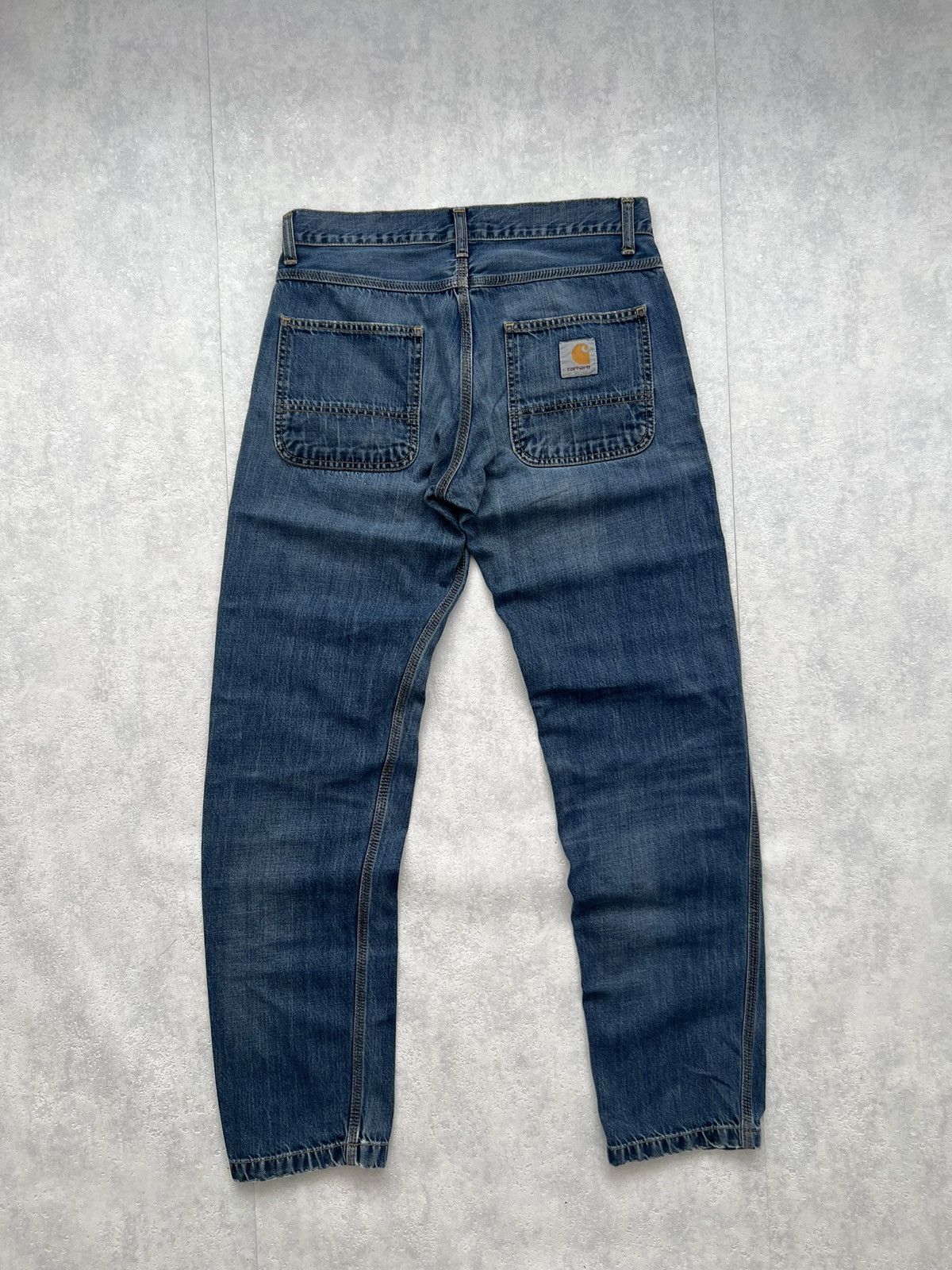 Carhartt 00’s CARHARTT VINTAGE SKILL PANT RARE Y2K DENIM JEANS Size US 30 / EU 46 - 1 Thumbnail