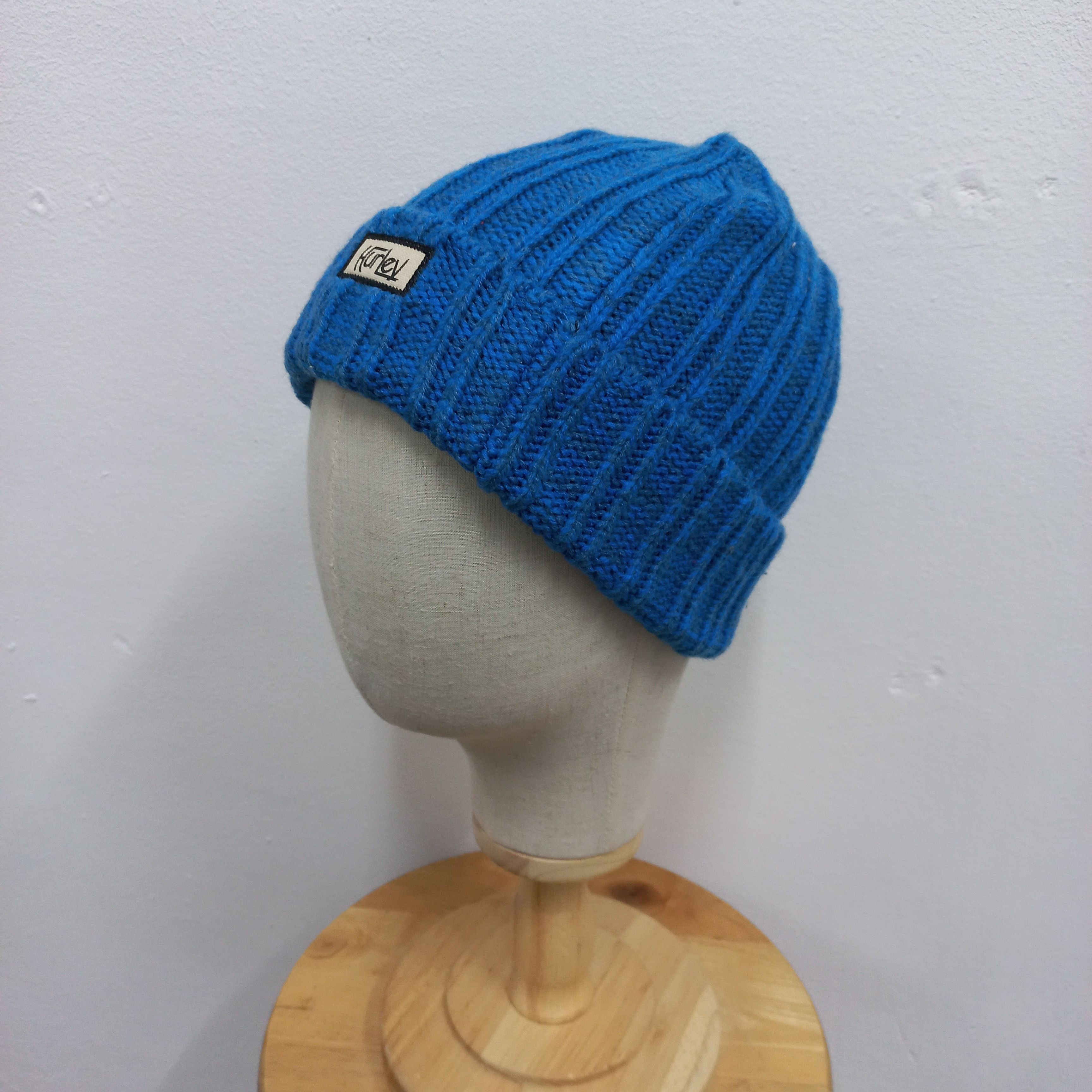 Hurley 💥 Hurley streetwear style patch beanid hat Size ONE SIZE - 2 Thumbnail