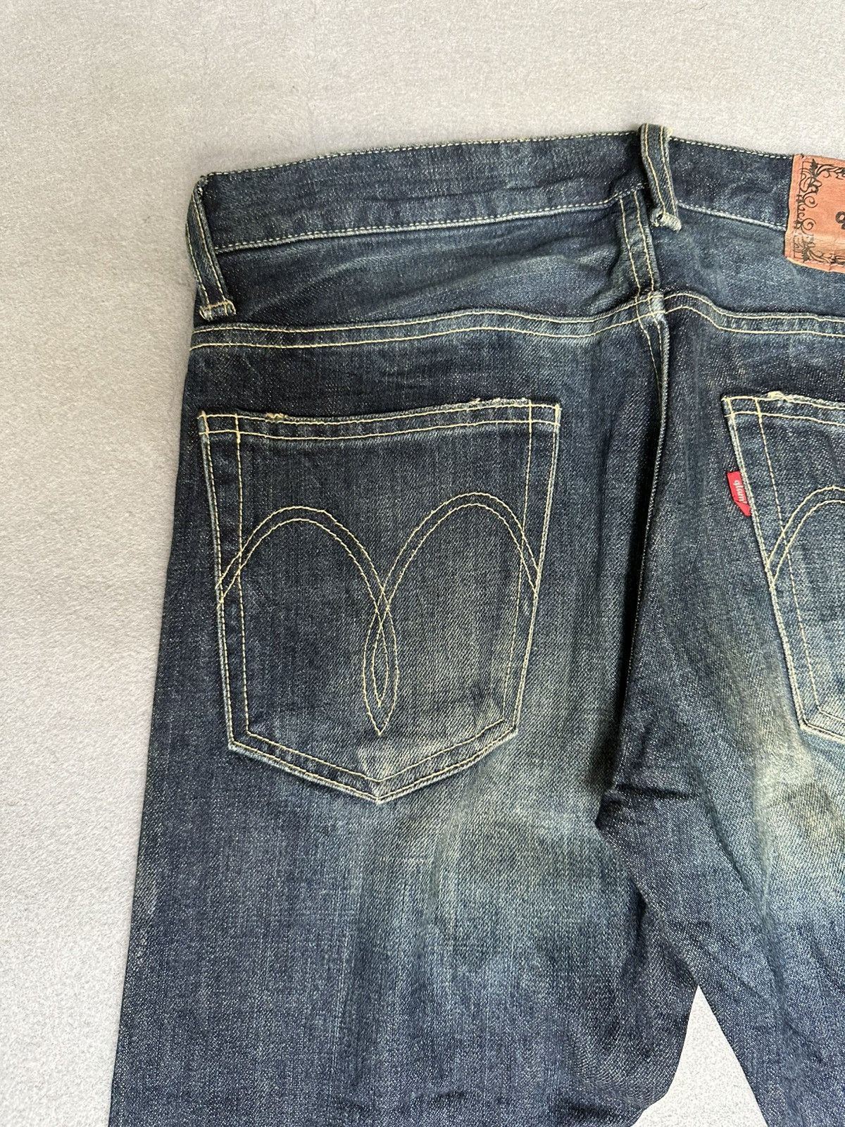 Japanese Brand Glamb Tokyo Japan Distressed Denim Size US 31 - 16 Thumbnail