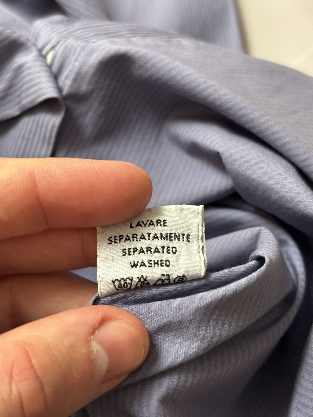Aeronautica Militare Aeronautica Militare Uniform Shirt Made in Italy Blue-Gray M Size US M / EU 48-50 / 2 - 12 Thumbnail
