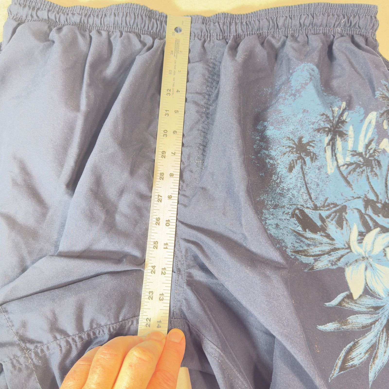 Puritan Puritan Men XL 40/42 Swim Trunk Navy White Sand Resort Print Size US 40 / EU 56 - 13 Thumbnail