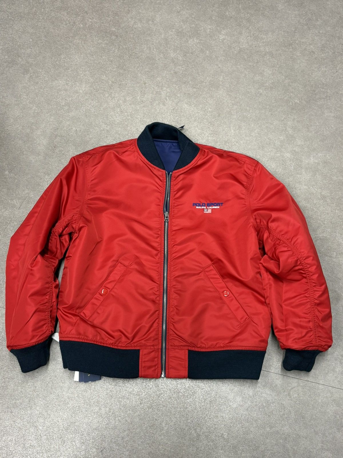 Polo Ralph Lauren Reversible Bomber Ralph Lauren Polo Sport Women S Navy Red Size S / US 4 / IT 40 - 9 Thumbnail
