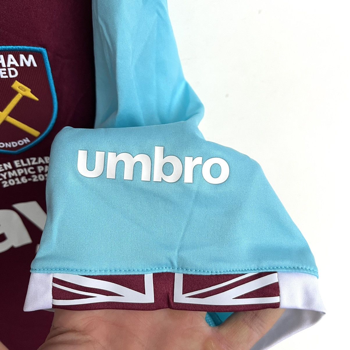 Umbro WEST HAM UNITED FC 2016 2017 HOME SHIRT UMBRO JERSEY SOCCER Size US XXL / EU 58 / 5 - 2 Thumbnail