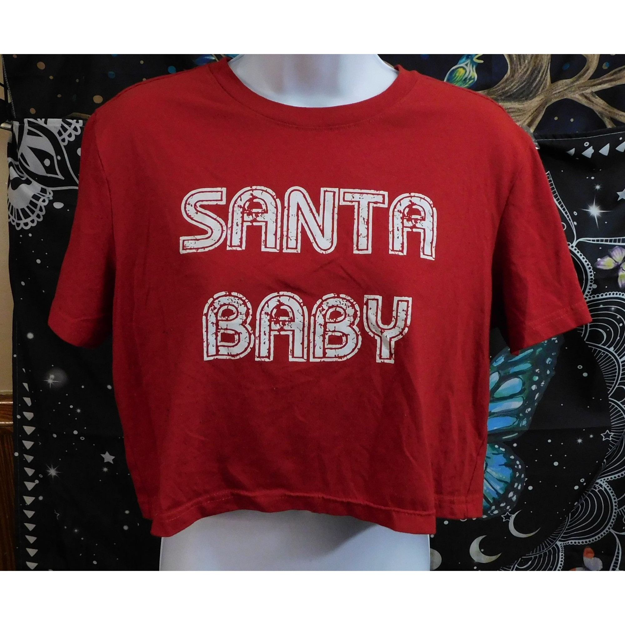 Other Colsie Santa Baby Christmas Crop Top Size M / US 6-8 / IT 42-44 - 1 Thumbnail