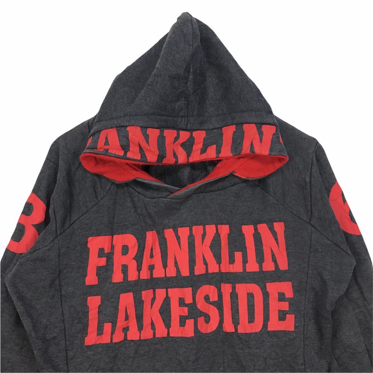 Vintage Vtg FRANKLIN LAKESIDE Hoodie Sweatshirt Size US L / EU 52-54 / 3 - 2 Thumbnail