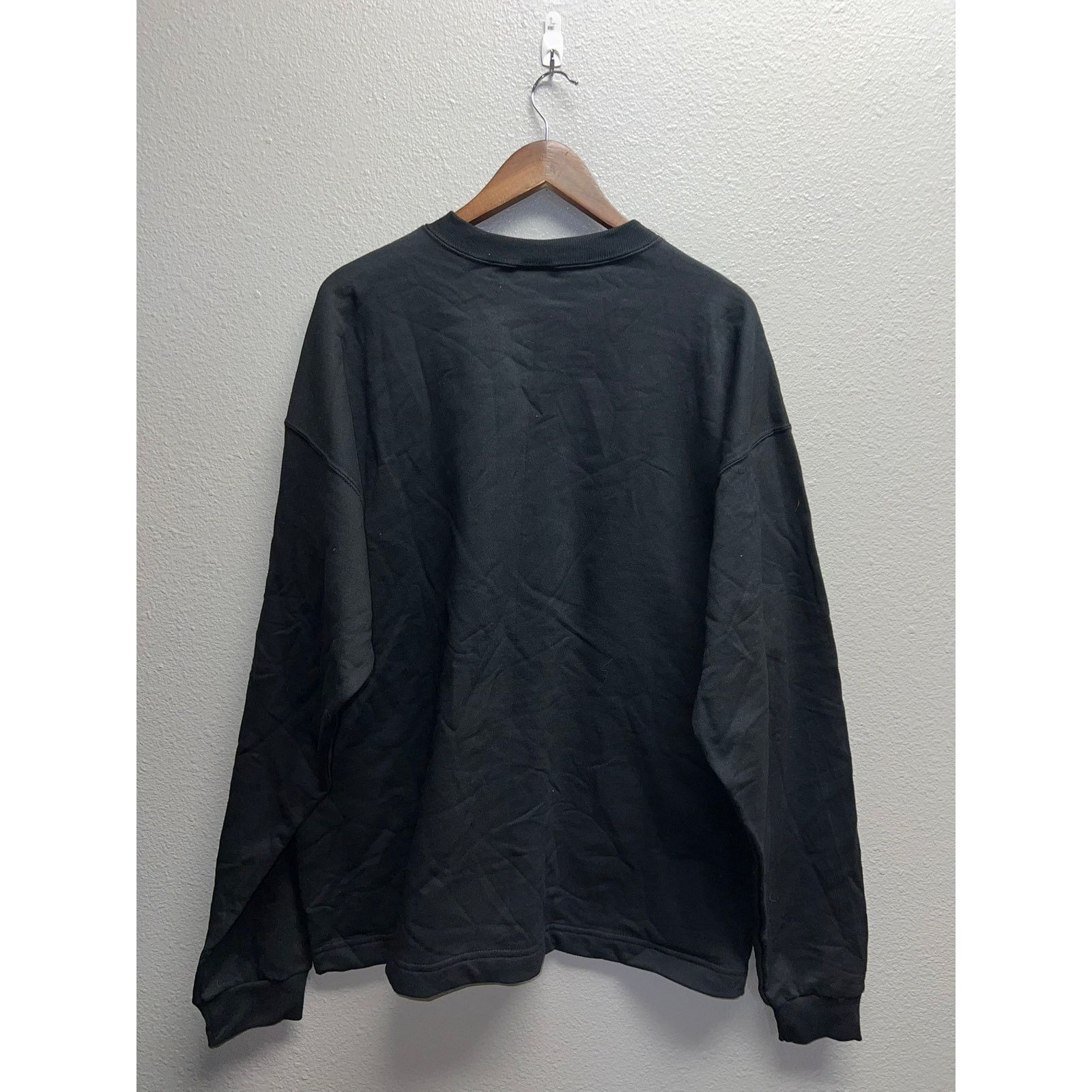 Vintage Vintage Black Blank Sweatshirt Crewneck XXL Fashion Gear 90s Size US XXL / EU 58 / 5 - 6 Thumbnail