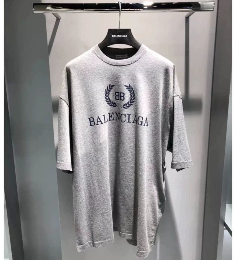 Balenciaga Balenciaga Double-B wheat-ear printed short sleeve Size US XS / EU 42 / 0 - 1 Thumbnail