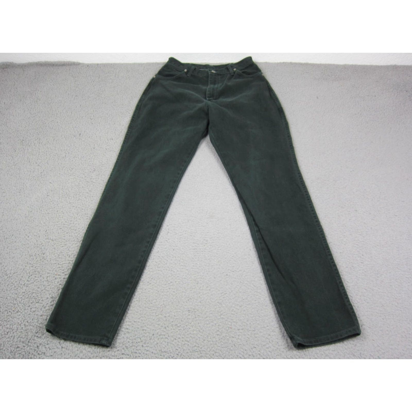 Wrangler Vintage Wrangler Jeans Womens 13/14 L34 Green Straight Retro Western Jeans Size 36" / US 14 / IT 50 - 4 Thumbnail