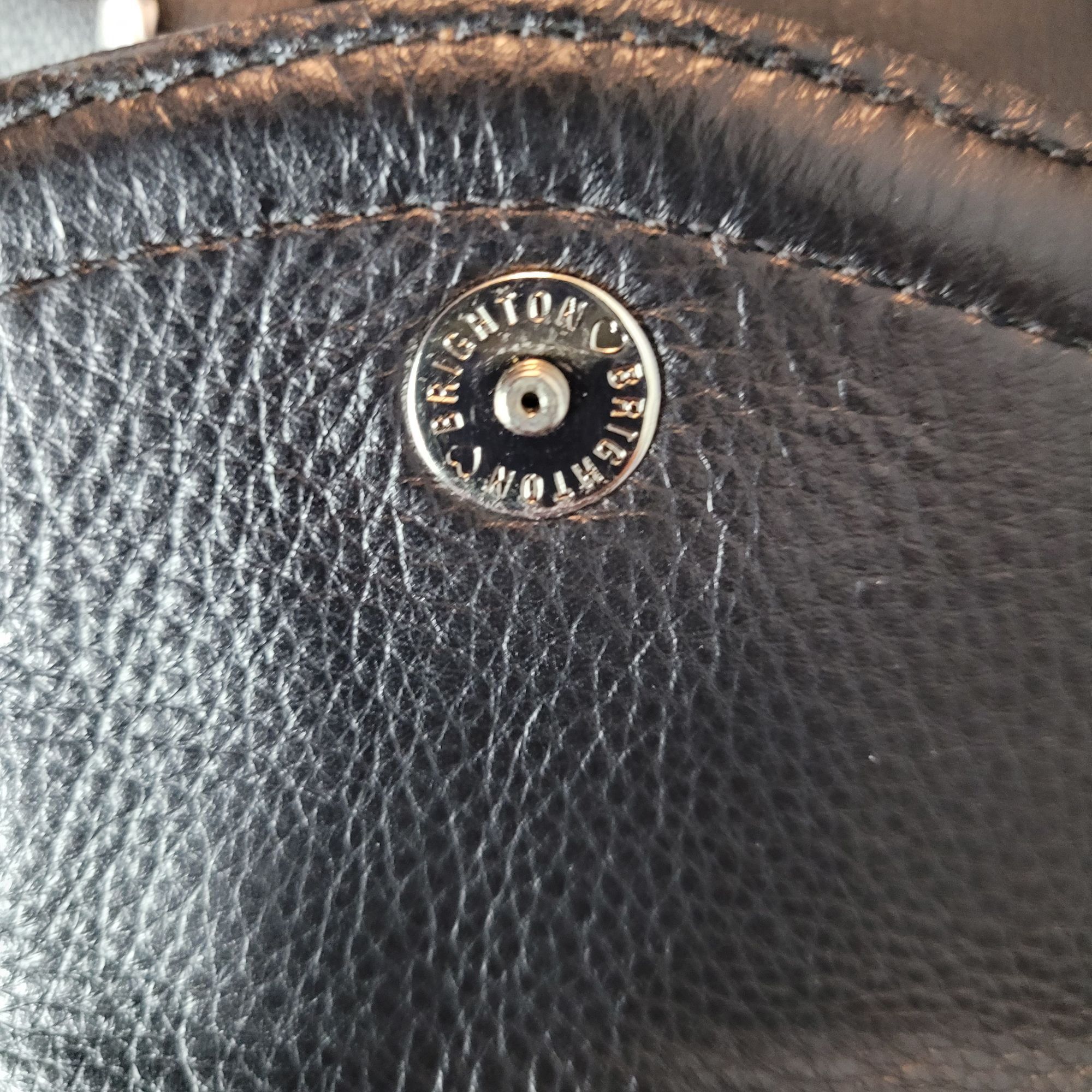 Brighton Brighton Black Leather Crossbody Embroidered Multiple Pocket Size ONE SIZE - 6 Thumbnail