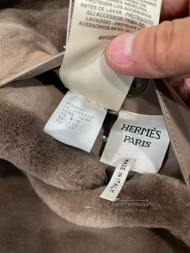 Hermes Hermes Fur and Leather Two-in-One Short Coat Size XS / US 0-2 / IT 36-38 - 7 Thumbnail