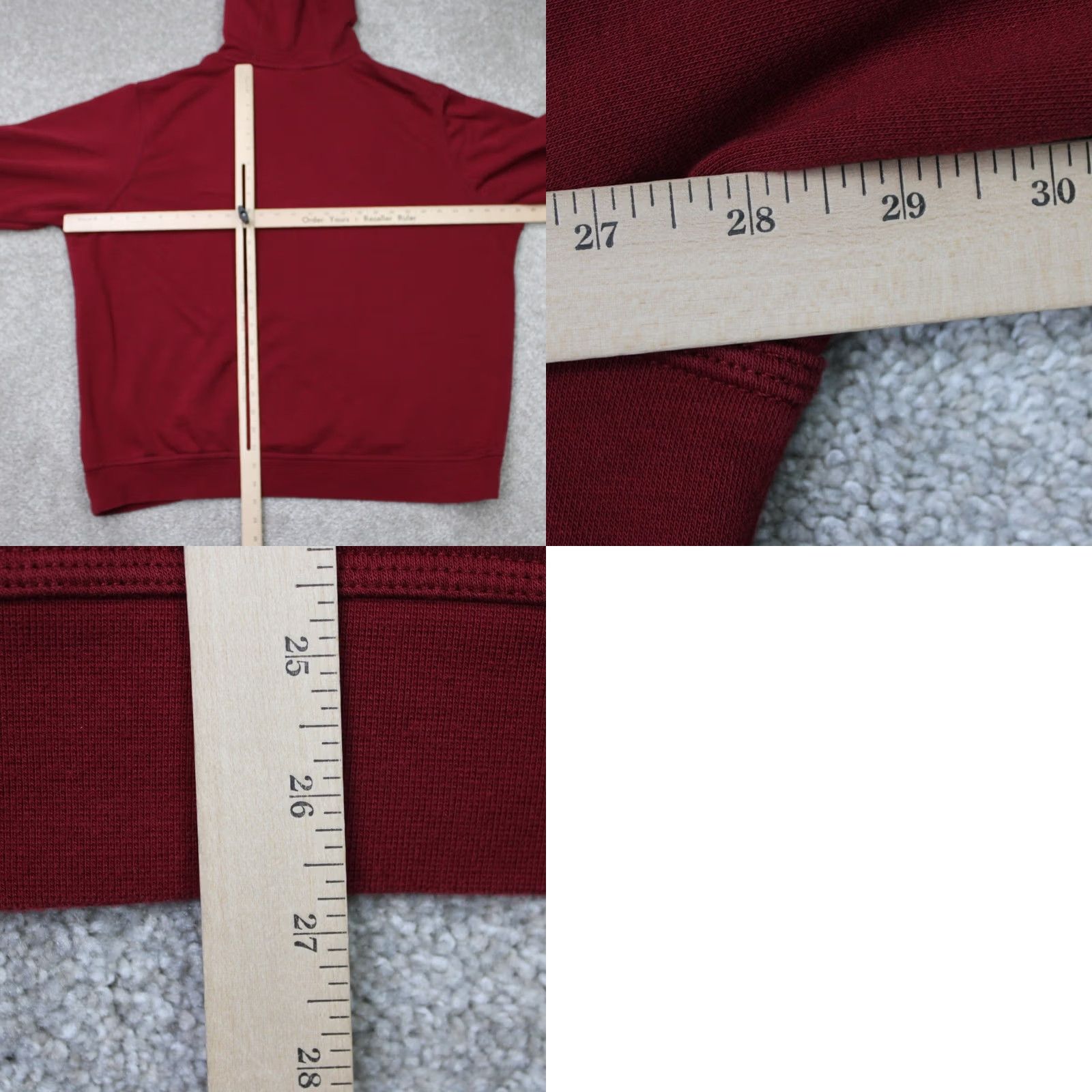 Nike Nike Hoodie Mens 2XL Red Center Swoosh Fleece Hooded Sweatshirt Size US XXL / EU 58 / 5 - 8 Thumbnail