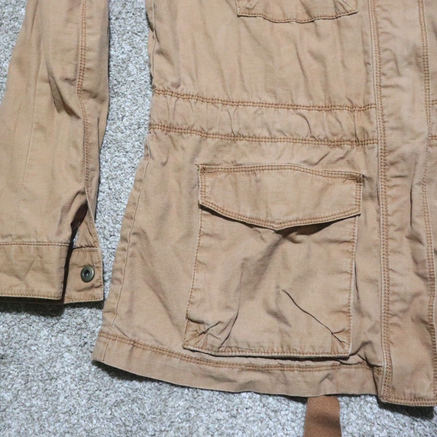 Old Navy Old Navy Jacket Corduroy Brown Button Up with Pockets Womens S Adult Small Brown Corduroy Jacket 90s Classic Womens Size S / US 4 / IT 40 - 3 Thumbnail