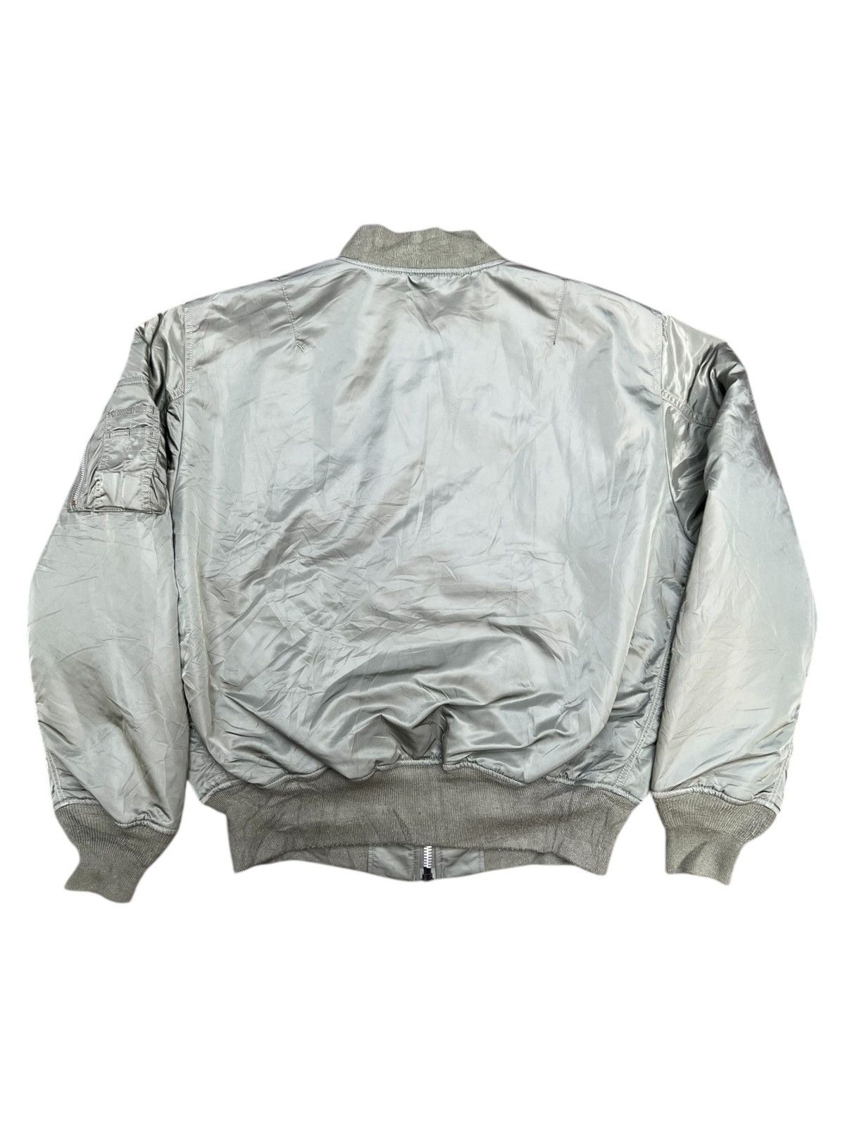 Alpha Industries VERY RARE VINTAGE JACKET FLIGHT BOMBER MA 1 ALPHA INDUSTRIES Size US L / EU 52-54 / 3 - 4 Thumbnail