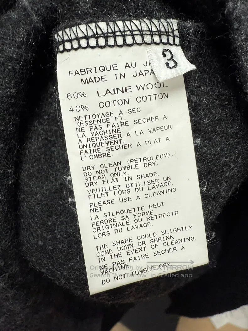 Yohji Yamamoto YOHJI YAMAMOTO Patchwork Mesh Wool Sweater Size US L / EU 52-54 / 3 - 8 Thumbnail
