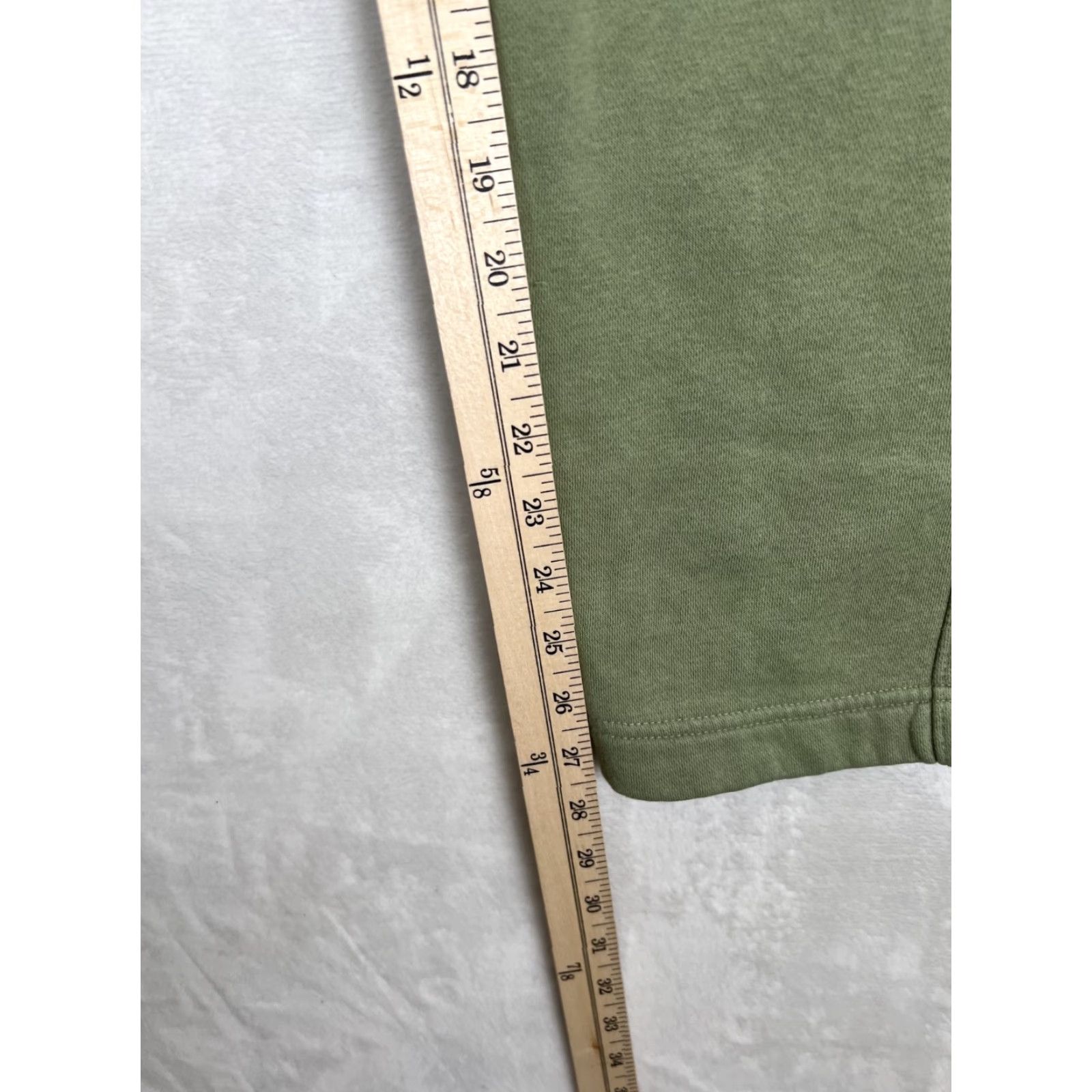 Nike Nike Women's Green Straight Open Hem Club Fleece Pants Size Small Faded Y2K Size 28" / US 6 / IT 42 - 2 Thumbnail