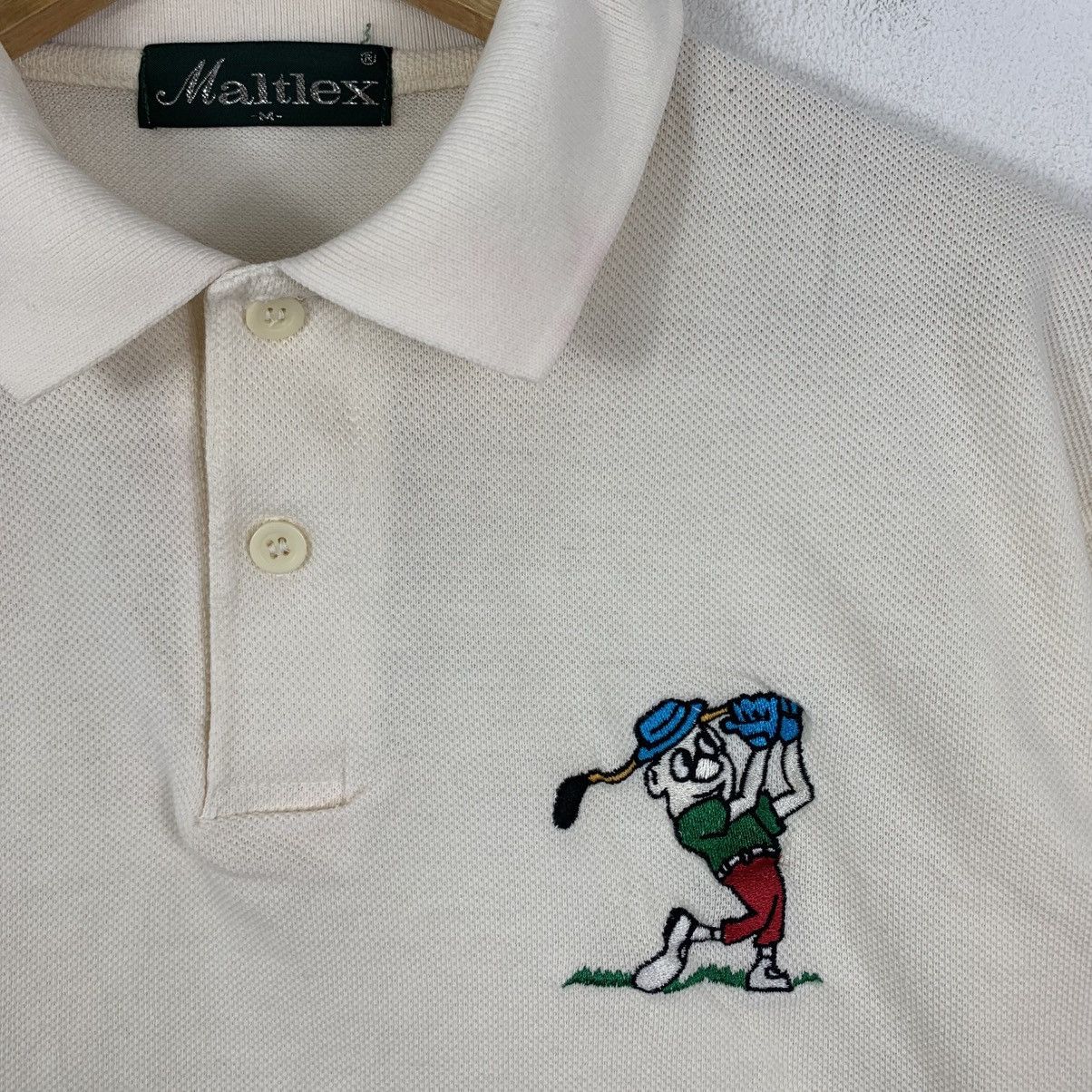 Vintage Vintage 90s MALTLEX GOLF Embroidered Polos Collar Tshirt Size US M / EU 48-50 / 2 - 4 Thumbnail