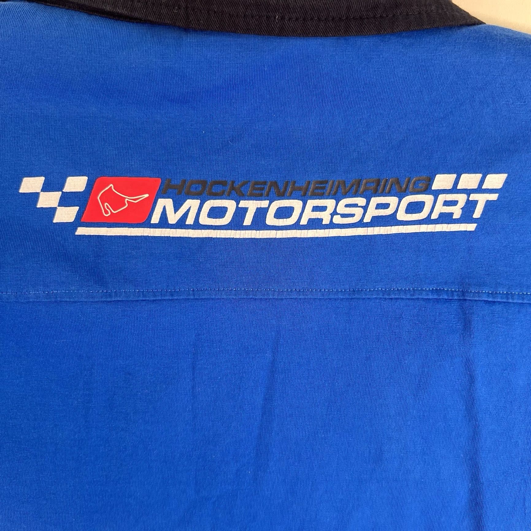 Vintage Hockenheimring Racing Polo Shirt Mens XL Blue Limited Edition Short Sleeve Classic Activewear Size US XL / EU 56 / 4 - 7 Thumbnail