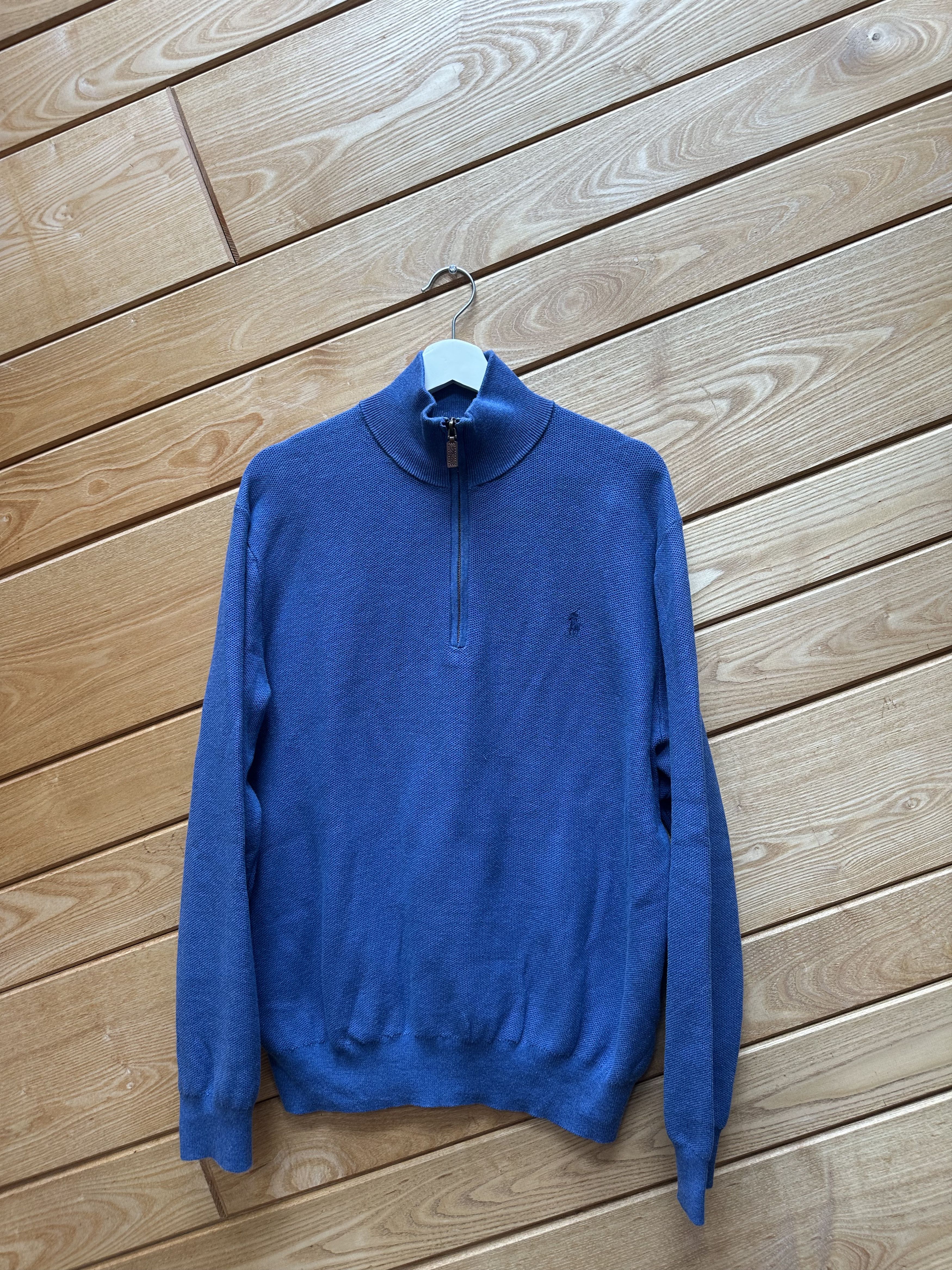 Polo Ralph Lauren × Vintage Men’s Sweater 1/3 Zip Polo Ralph Lauren Size US L / EU 52-54 / 3 - 3 Thumbnail